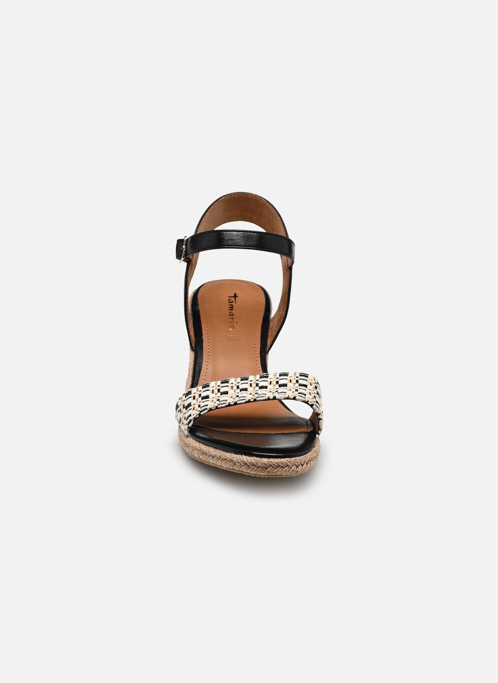 Keil- und Plateau-Espadrilles 28376-46 damen schwarz Tamaris Keil- und Plateau-Espadrilles 28376-46 damen schwarz BLACK COMB