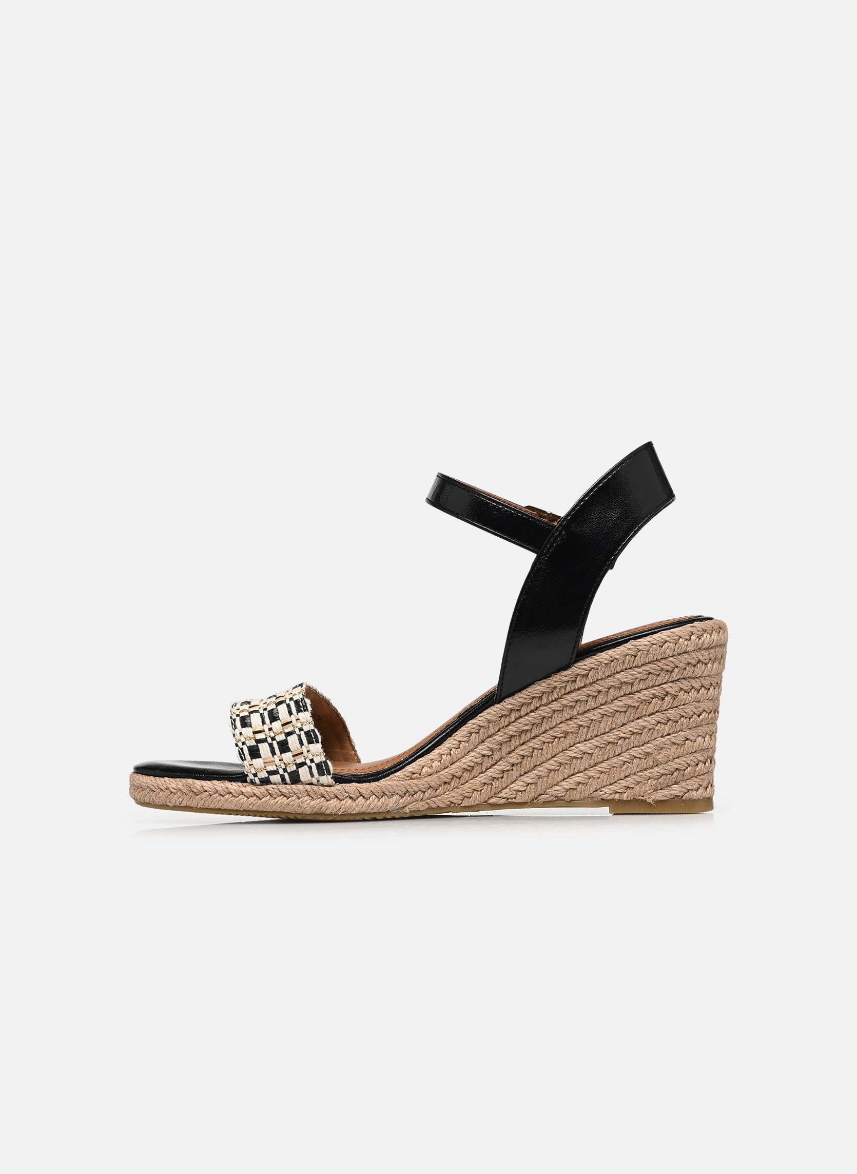 Keil- und Plateau-Espadrilles 28376-46 damen schwarz Tamaris Keil- und Plateau-Espadrilles 28376-46 damen schwarz BLACK COMB