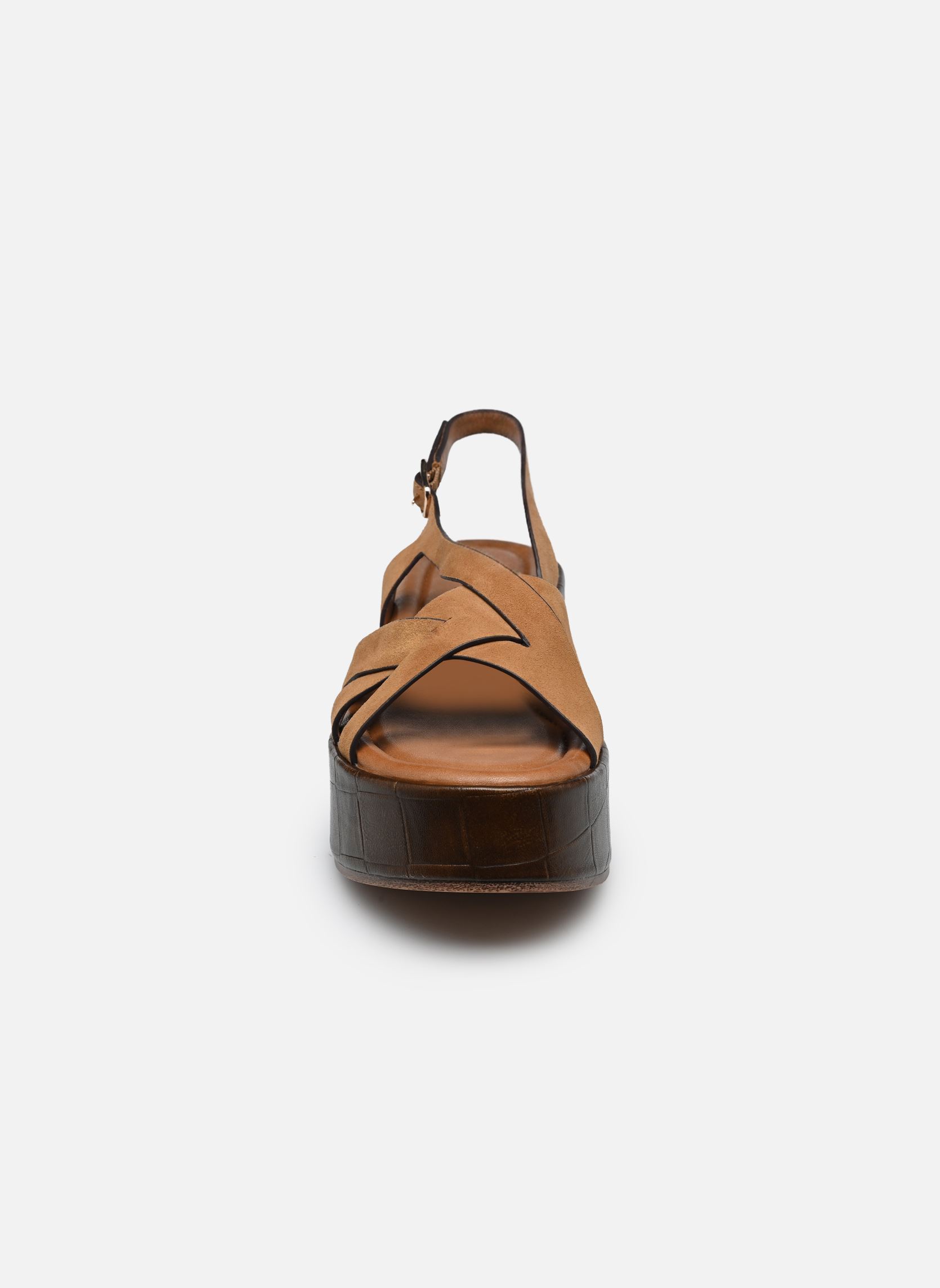 Sandales compensées et plateformes 28380-46 femme marron Tamaris Sandales compensées et plateformes 28380-46 femme marron COGNAC