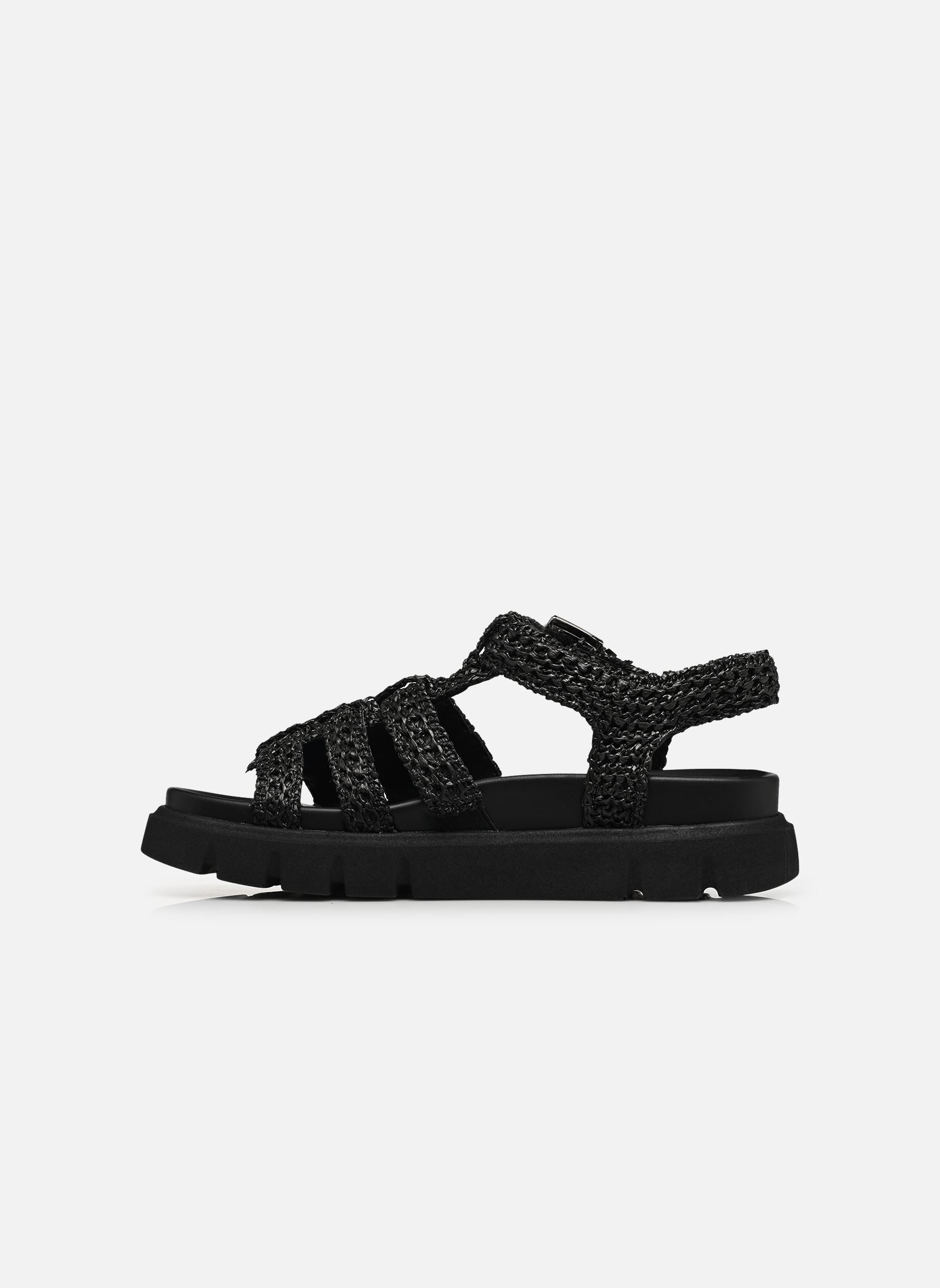 Sandales compensées et plateformes 28402-46 femme noir Tamaris Sandales compensées et plateformes 28402-46 femme noir BLACK