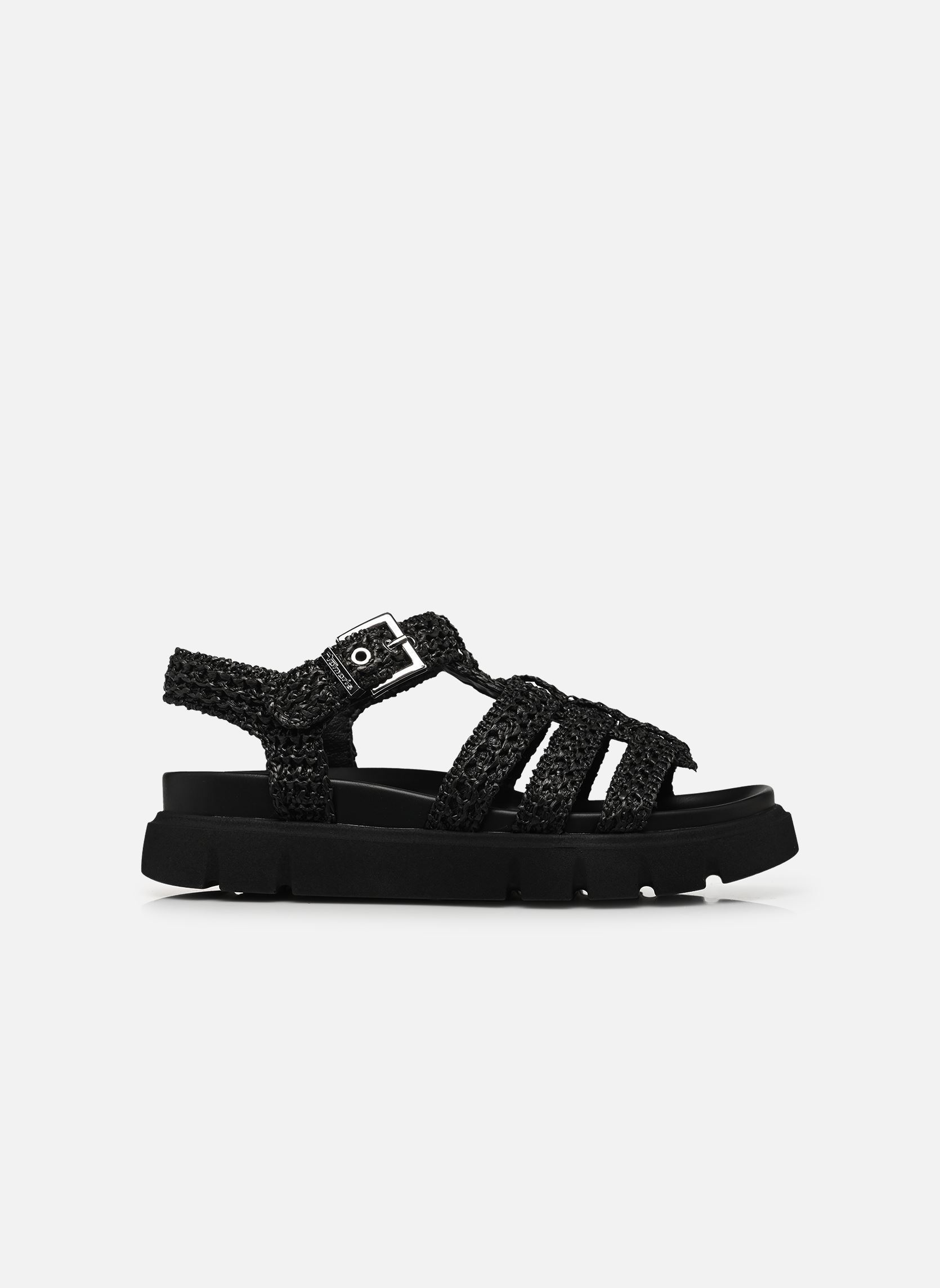 Sandales compensées et plateformes 28402-46 femme noir Tamaris Sandales compensées et plateformes 28402-46 femme noir BLACK
