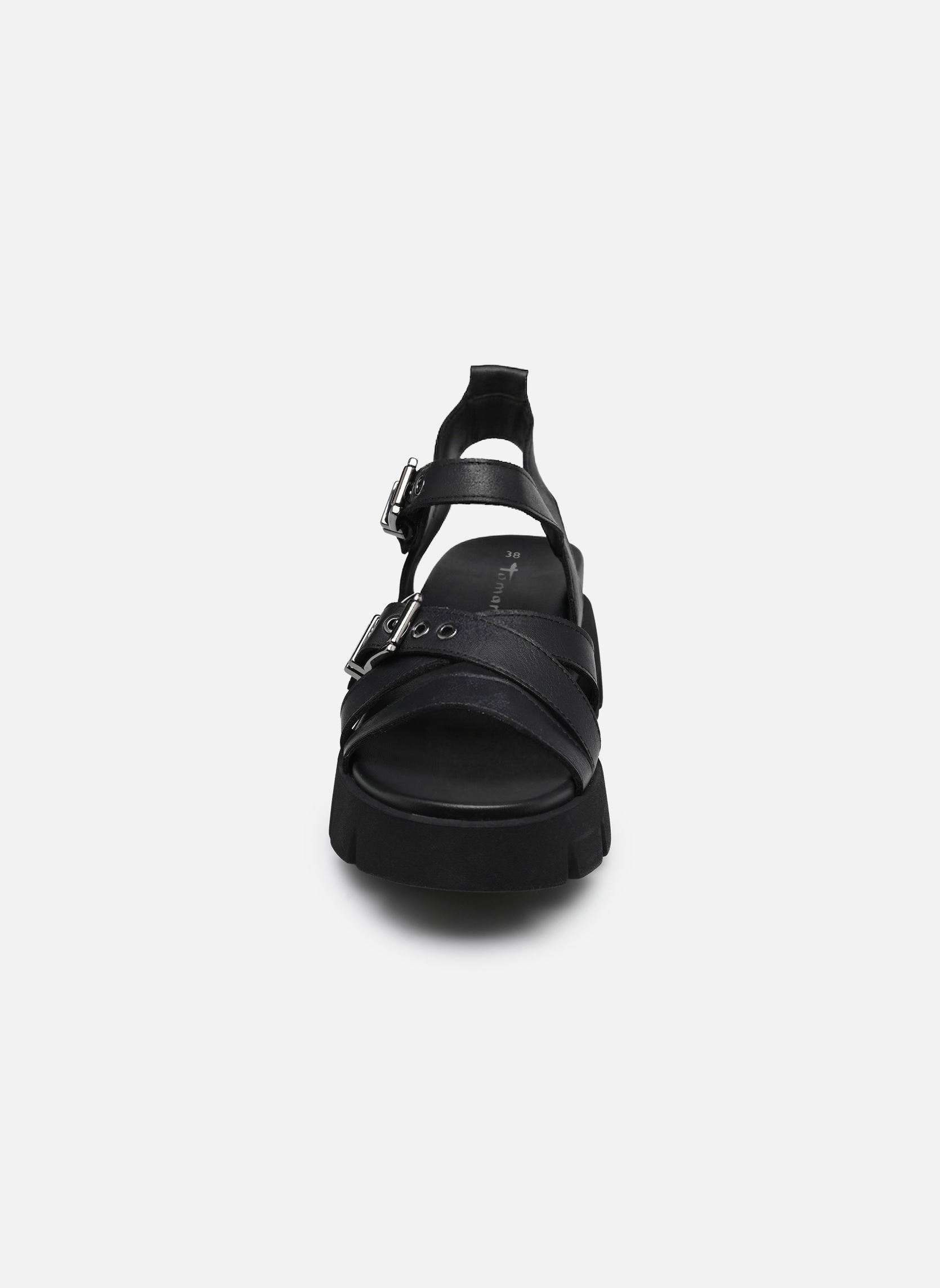 Sandales compensées et plateformes 28510-46 femme noir Tamaris Sandales compensées et plateformes 28510-46 femme noir BLACK