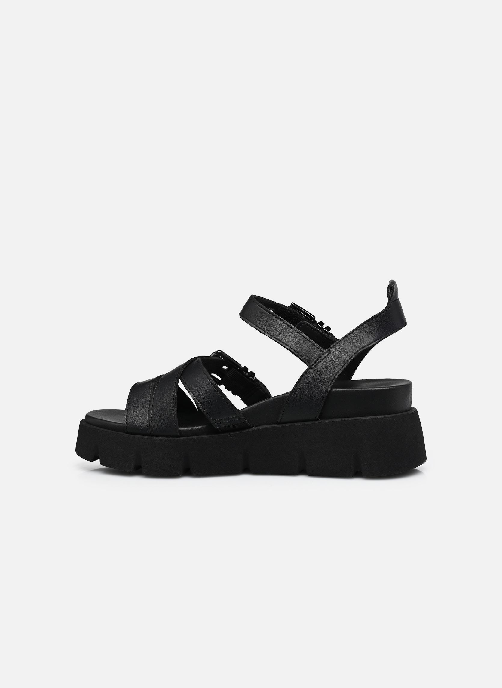 Sandales compensées et plateformes 28510-46 femme noir Tamaris Sandales compensées et plateformes 28510-46 femme noir BLACK