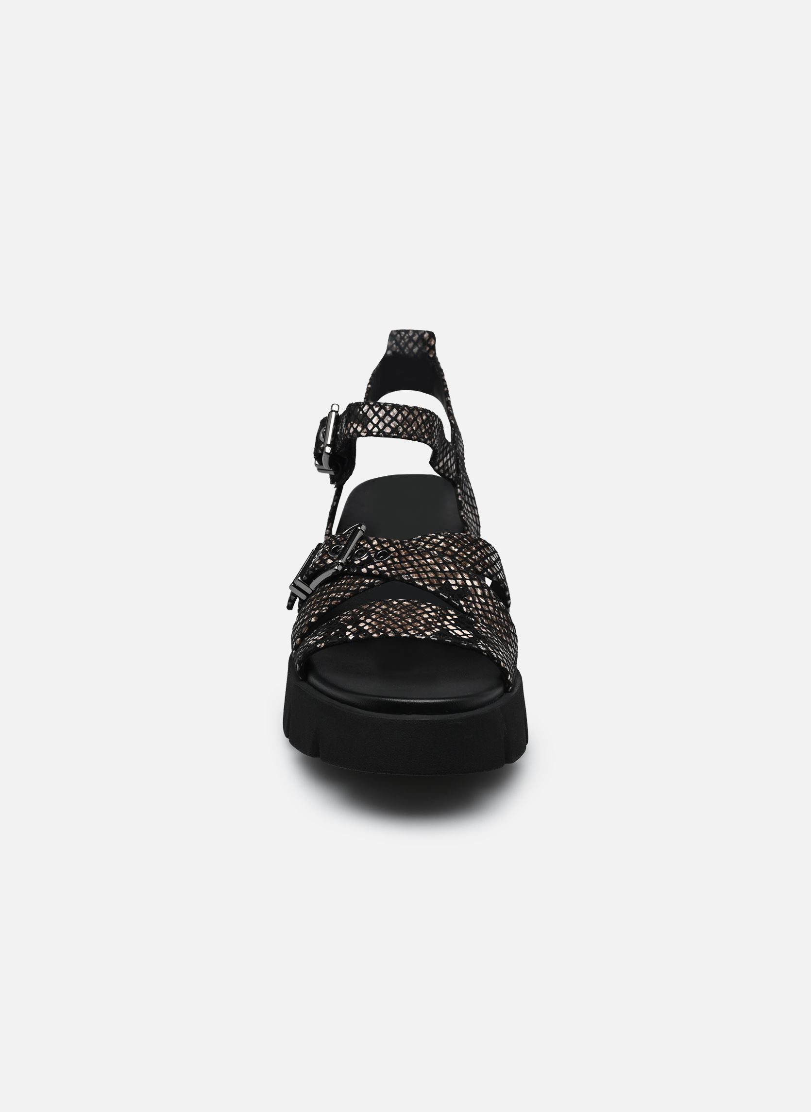Sandales compensées et plateformes 28511-46 femme noir Tamaris Sandales compensées et plateformes 28511-46 femme noir BLACK SNAKE