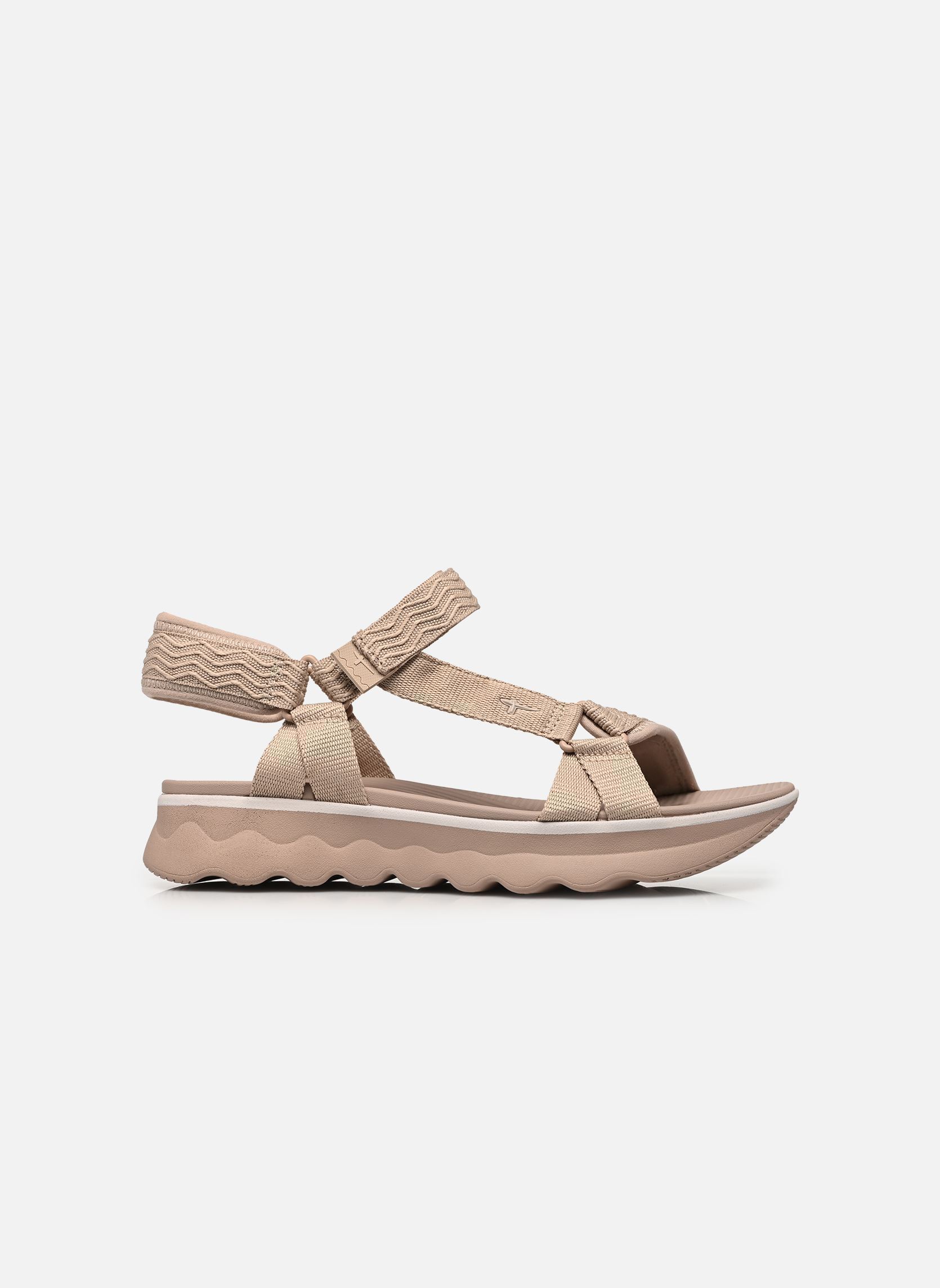 Sandales compensées et plateformes 28700-46 femme beige Tamaris Sandales compensées et plateformes 28700-46 femme beige TAUPE