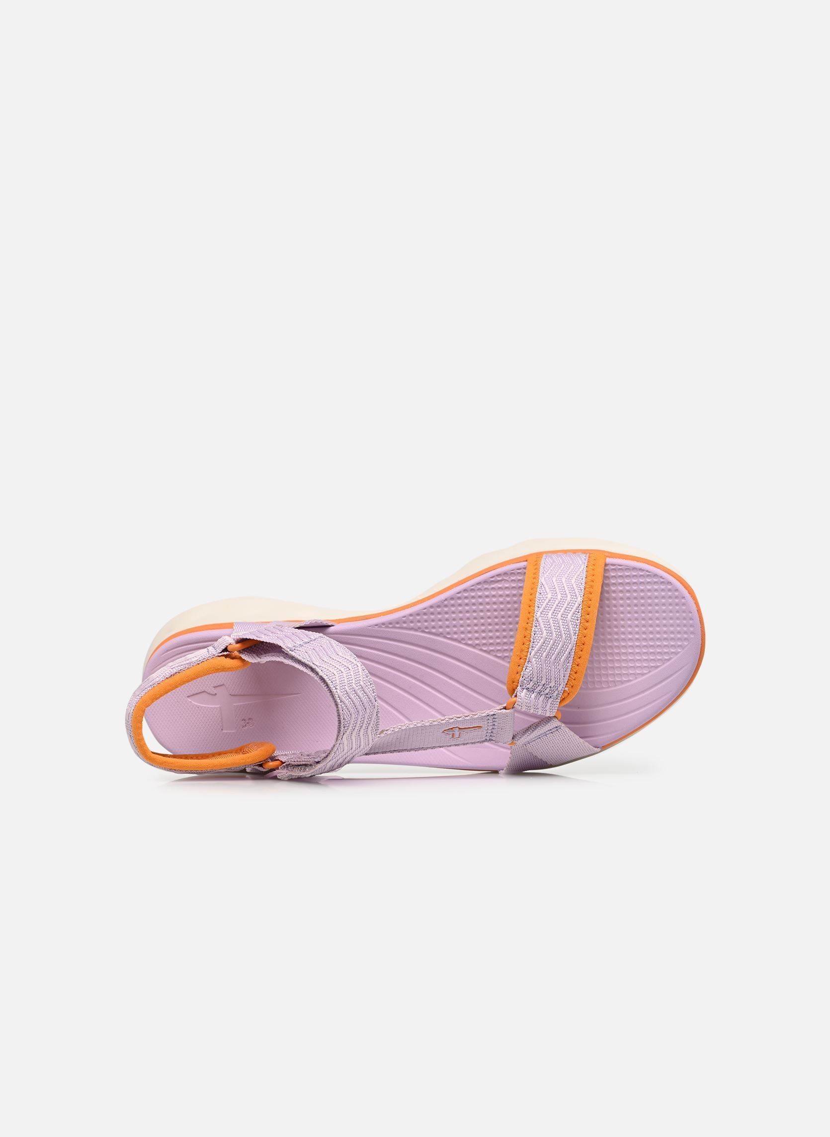 Sandales compensées et plateformes 28700-46 femme violet Tamaris Sandales compensées et plateformes 28700-46 femme violet LILAC COMB