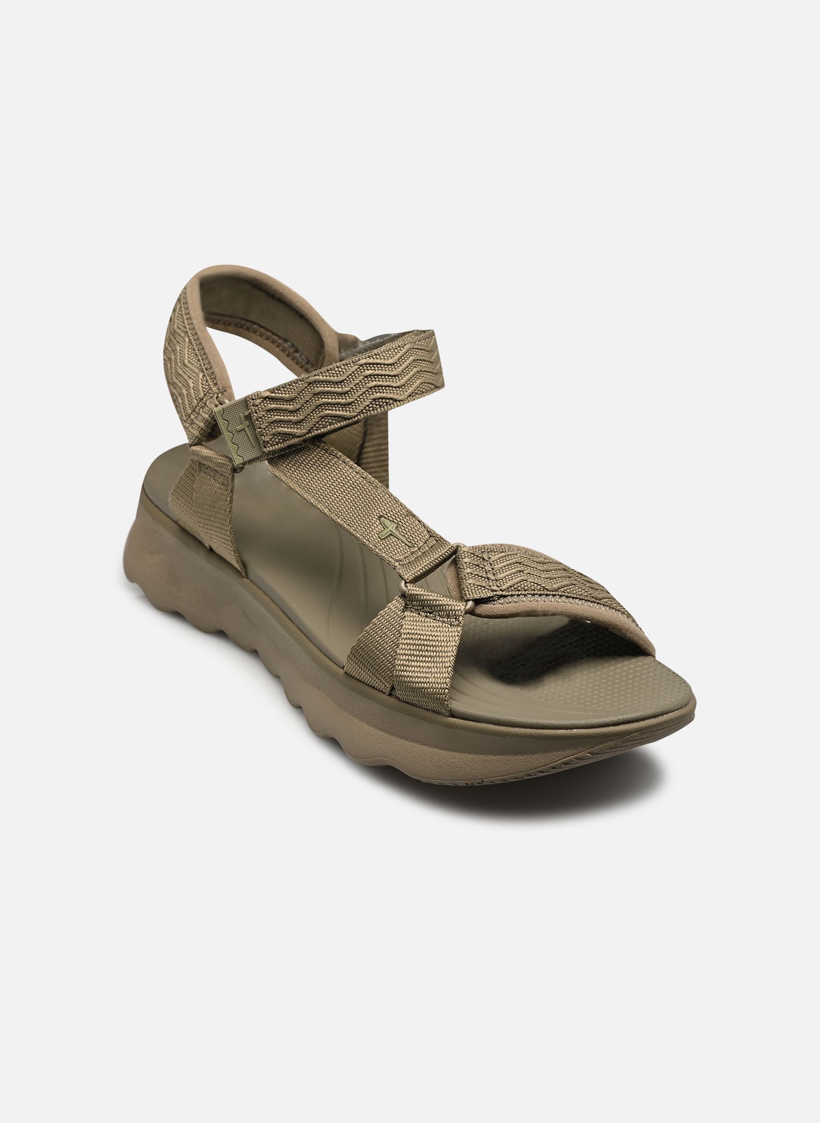 Sandales compensées et plateformes 28700-46 femme vert Tamaris Sandales compensées et plateformes 28700-46 femme vert OLIVE