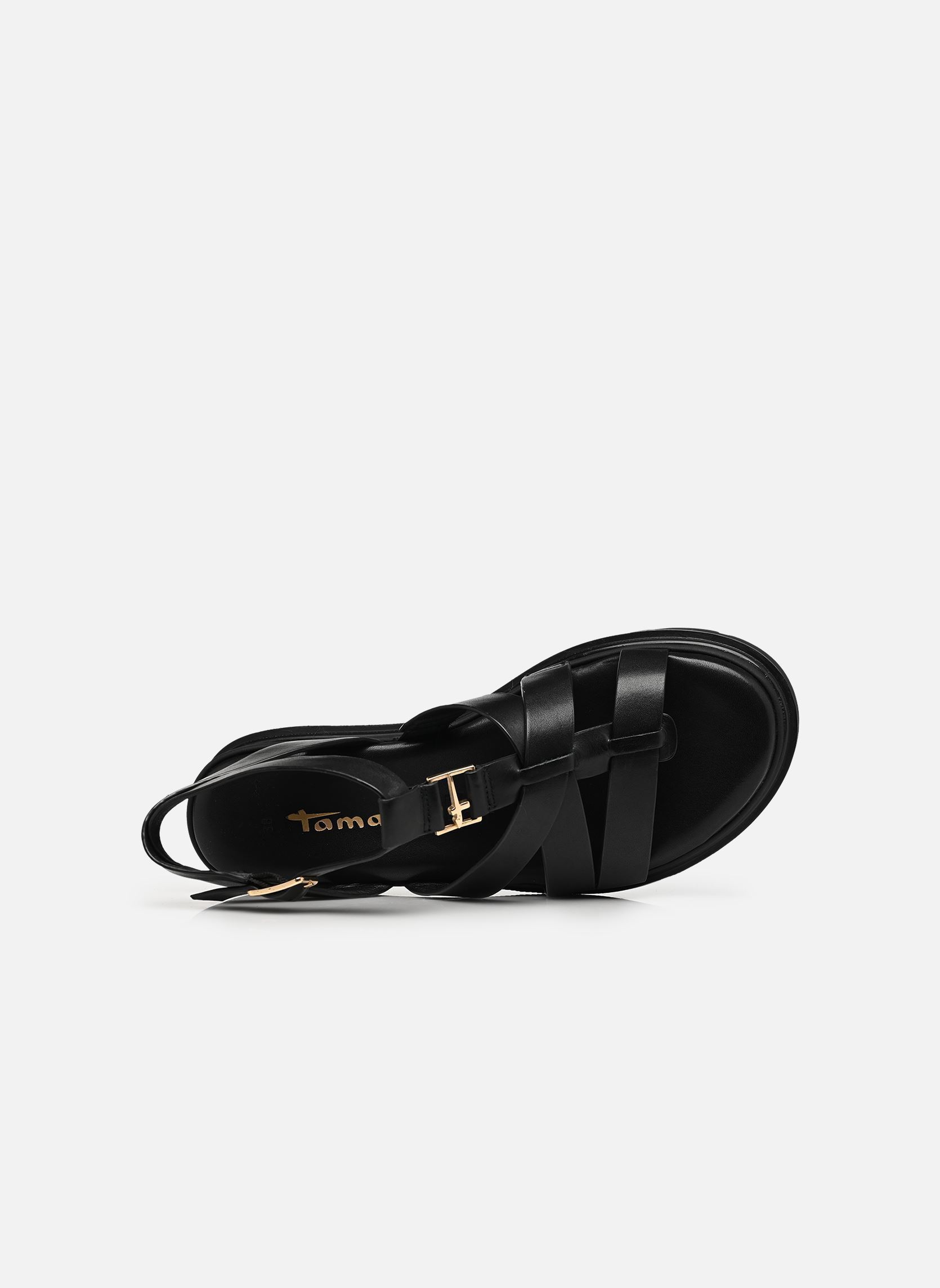 Sandales compensées et plateformes 28709-46 femme noir Tamaris Sandales compensées et plateformes 28709-46 femme noir BLACK