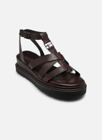 Sandales compensées et plateformes 28709-46 femme marron