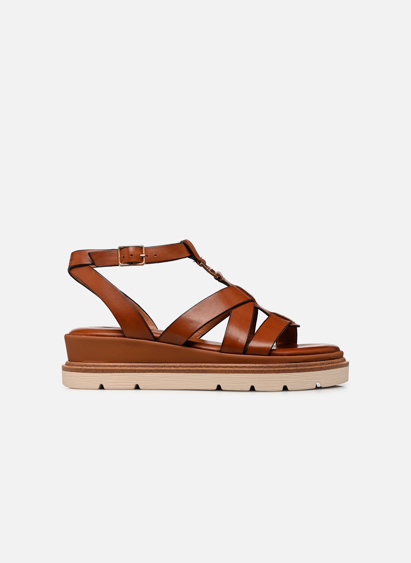 Sandales compensées et plateformes 28709-46 femme marron Tamaris Sandales compensées et plateformes 28709-46 femme marron COGNAC