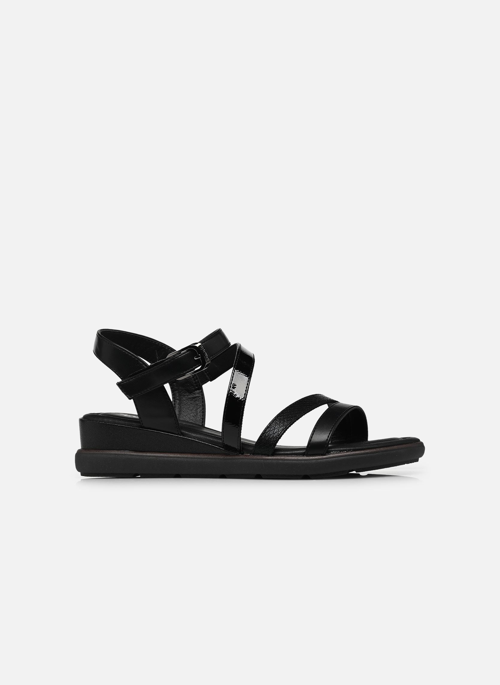 Sandales compensées et plateformes 28713-46 femme noir Tamaris Sandales compensées et plateformes 28713-46 femme noir BLACK