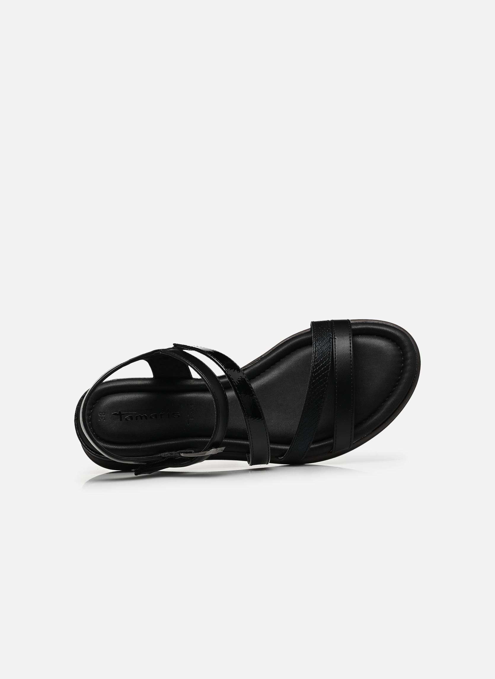 Sandales compensées et plateformes 28713-46 femme noir Tamaris Sandales compensées et plateformes 28713-46 femme noir BLACK