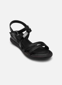 Sandales compensées et plateformes 28713-46 femme blanc