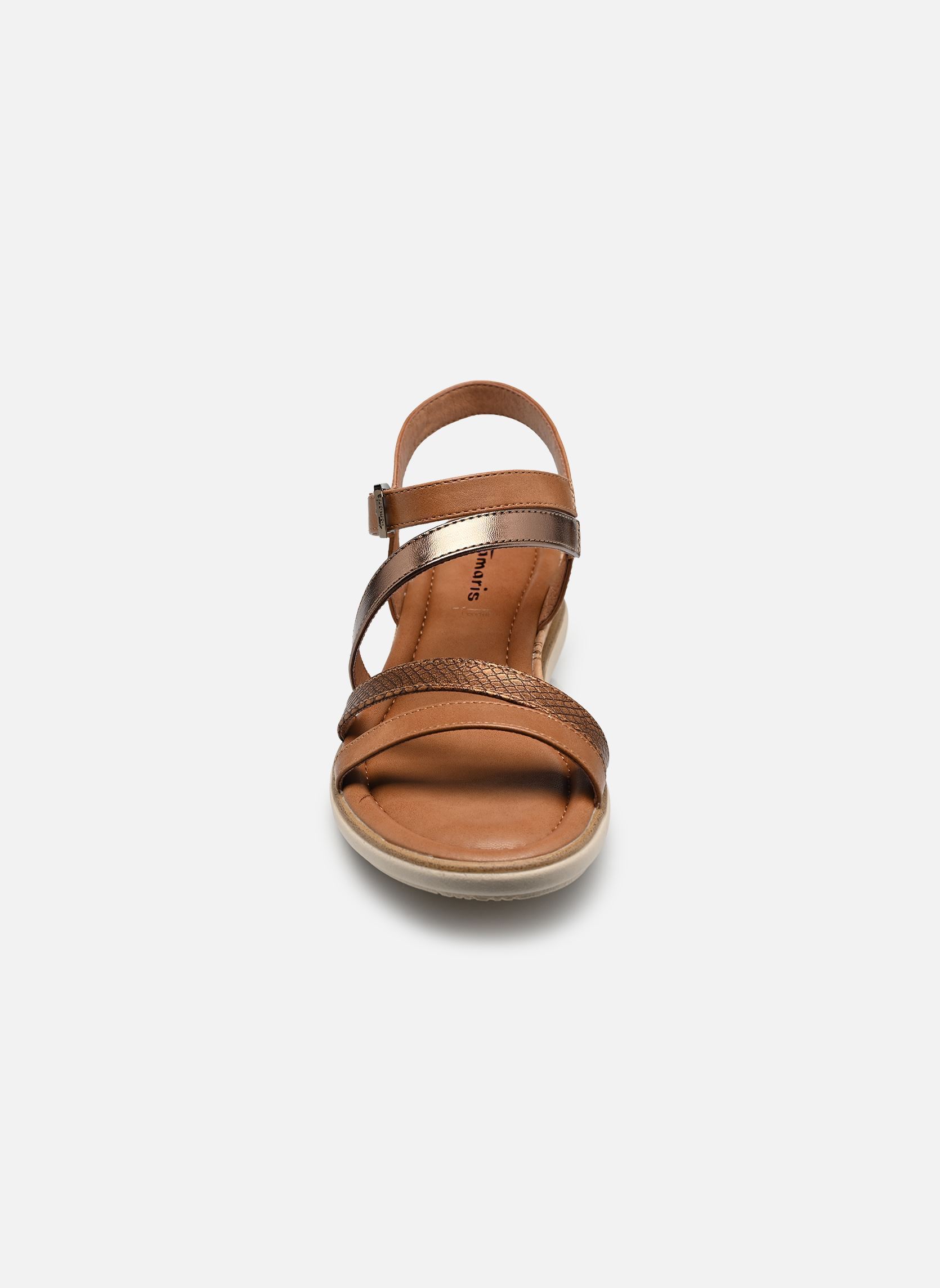Sandales compensées et plateformes 28713-46 femme marron Tamaris Sandales compensées et plateformes 28713-46 femme marron COGNAC