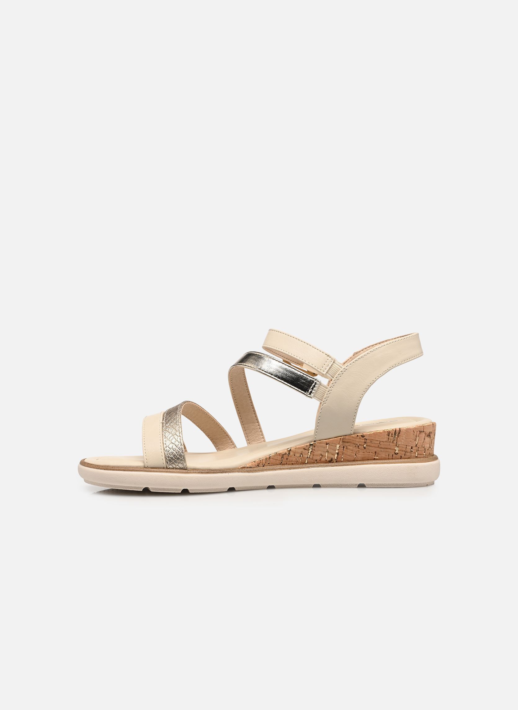 Sandales compensées et plateformes 28713-46 femme blanc Tamaris Sandales compensées et plateformes 28713-46 femme blanc IVORY