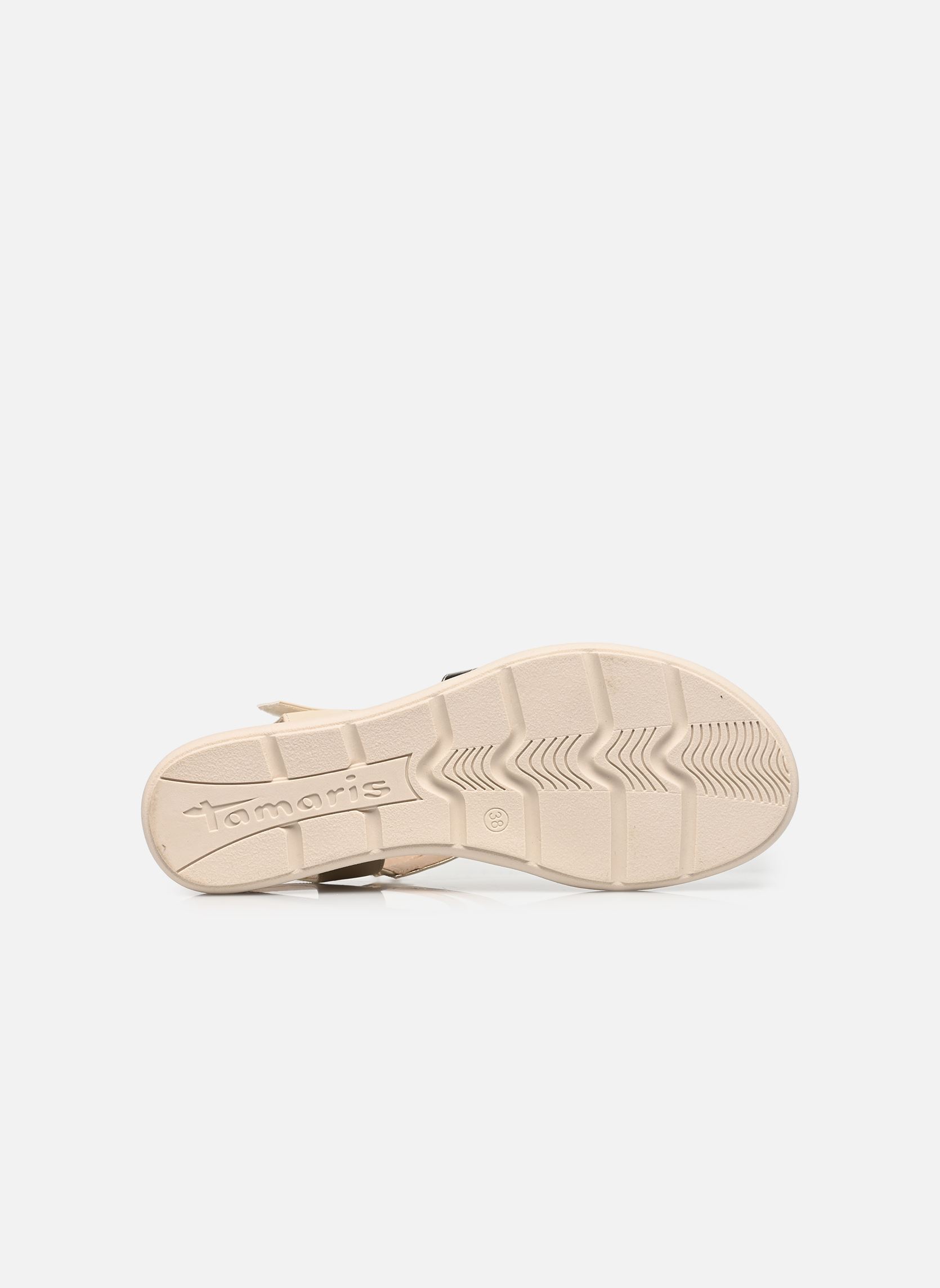 Sandales compensées et plateformes 28713-46 femme blanc Tamaris Sandales compensées et plateformes 28713-46 femme blanc IVORY