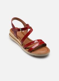 Sandales compensées et plateformes 28713-46 femme blanc