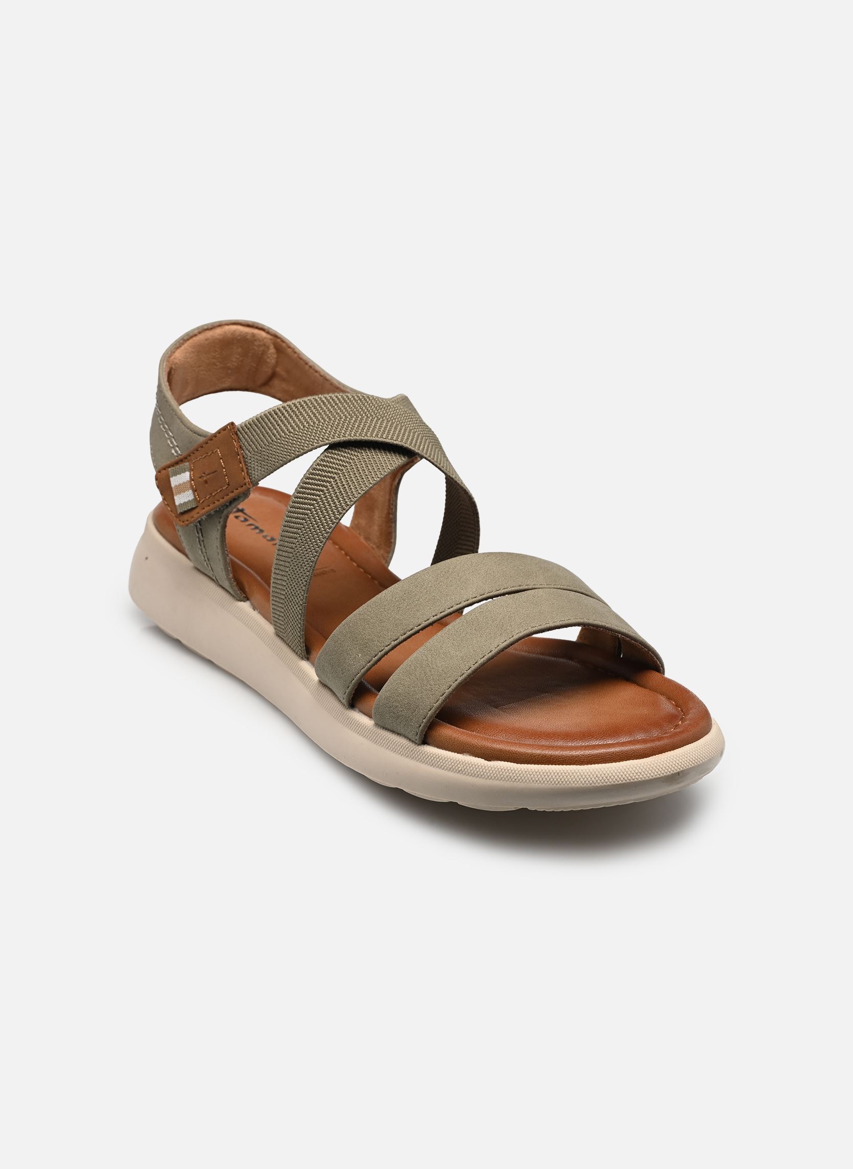 Sandales compensées et plateformes 28726-46 femme vert Tamaris Sandales compensées et plateformes 28726-46 femme vert OLIVE