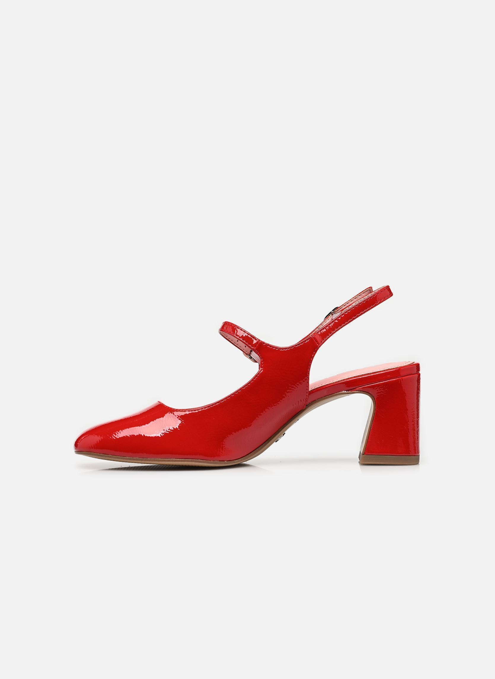 Pumps mit Riemchen 29601-46 damen rot Tamaris Pumps mit Riemchen 29601-46 damen rot RED PATENT