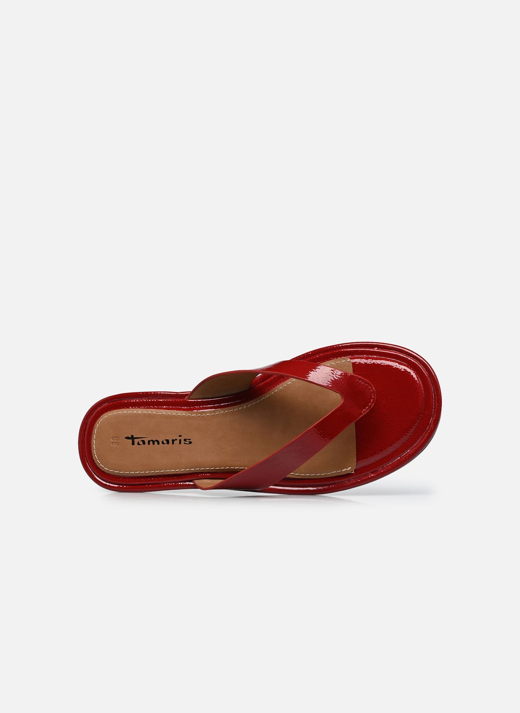 Muilen 27106-46 dames rood Tamaris Muilen 27106-46 dames rood CHERRY PATENT