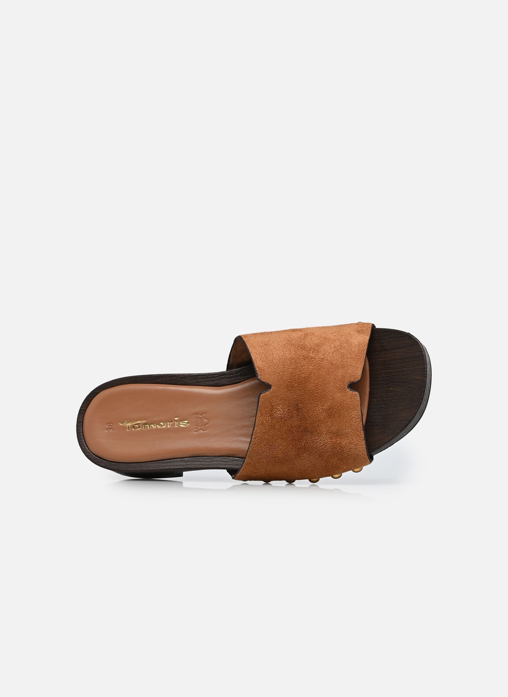 Pantoletten 27118-46 damen braun Tamaris Pantoletten 27118-46 damen braun COGNAC