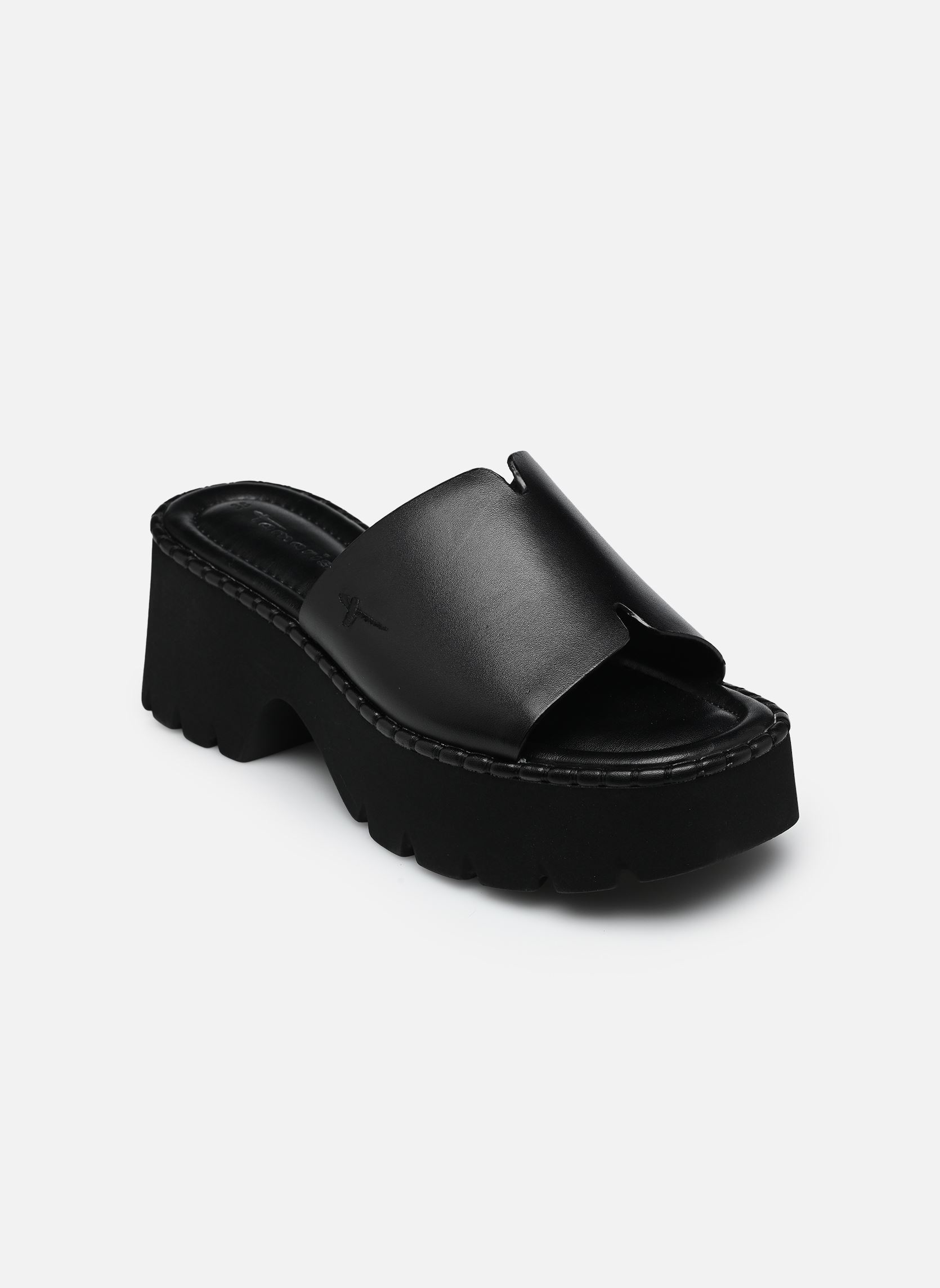 Pantoletten 27235-46 damen schwarz Tamaris Pantoletten 27235-46 damen schwarz BLACK LEATHER