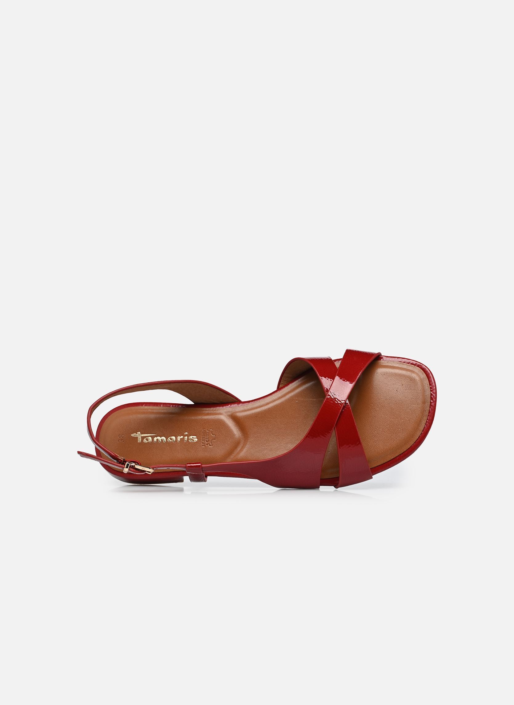 Sandalen 28123-46 dames rood Tamaris Sandalen 28123-46 dames rood CHERRY PATENT