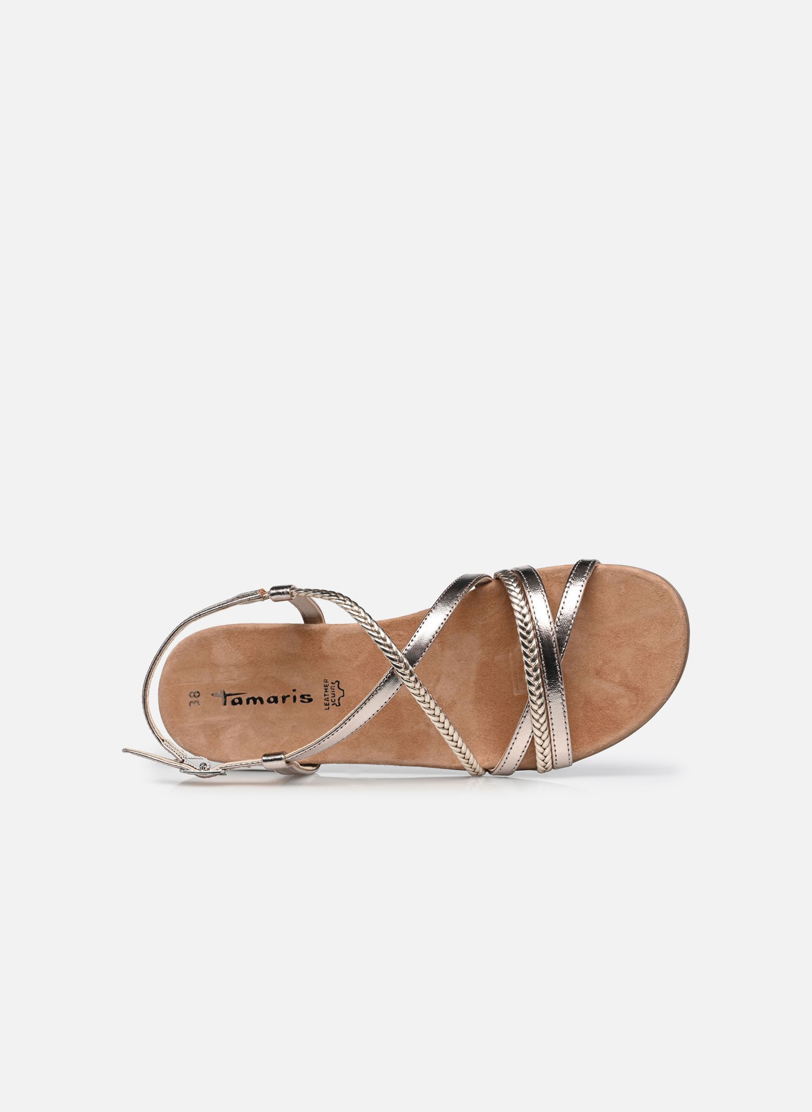 Sandalen 28130-46 damen gold und bronze Tamaris Sandalen 28130-46 damen gold und bronze CHAMPAGNE COMB