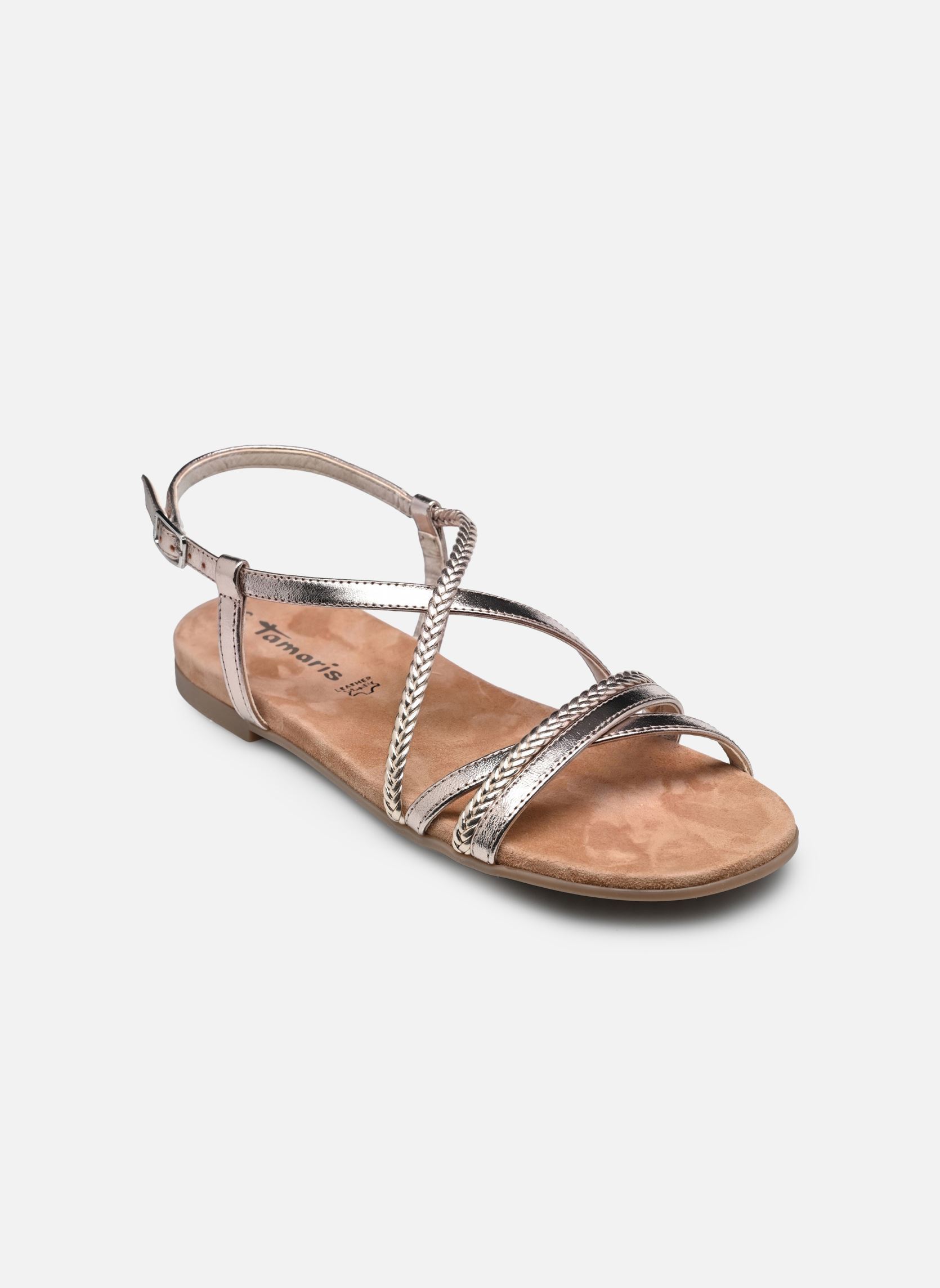 Sandalen 28130-46 damen gold und bronze Tamaris Sandalen 28130-46 damen gold und bronze CHAMPAGNE COMB