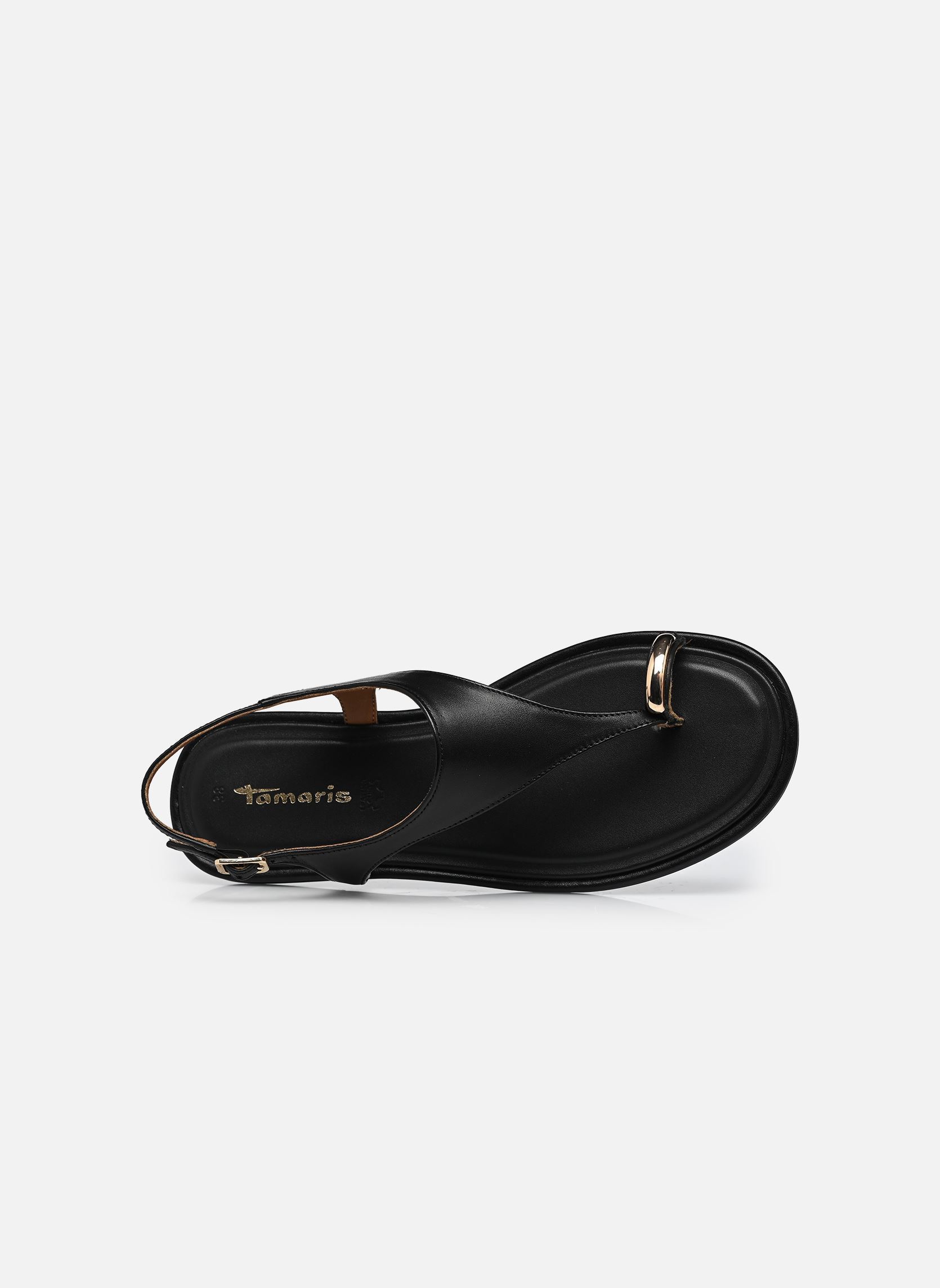 Sandalen 28142-46 damen schwarz Tamaris Sandalen 28142-46 damen schwarz BLACK LEATHER