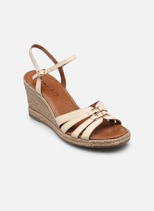 Tamaris Espadrilles compensées et plateformes 28312-46 femme blanc