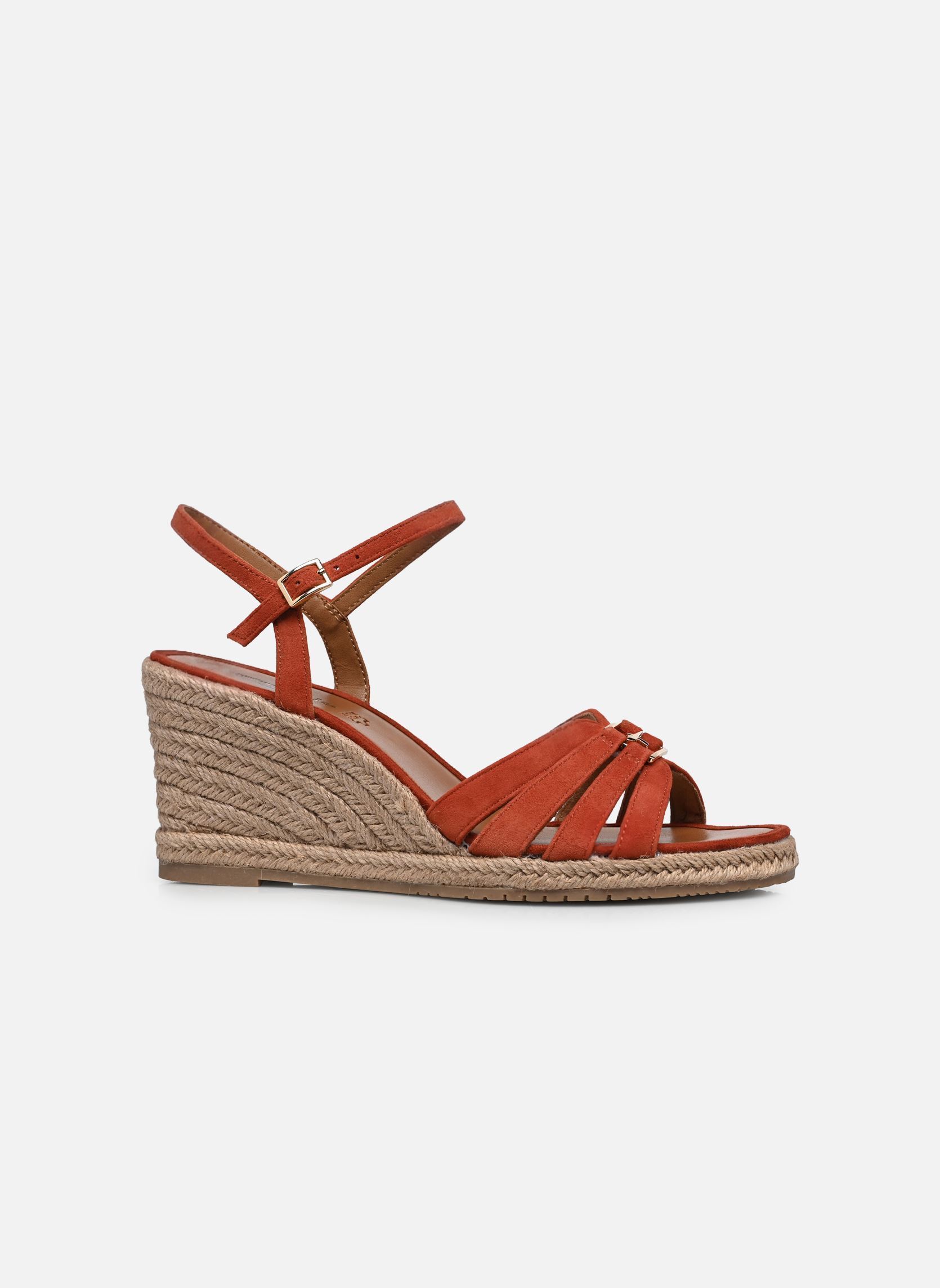 Espadrilles met sleehak en plateau 28312-46 dames rood Tamaris Espadrilles met sleehak en plateau 28312-46 dames rood TERRACOTTA