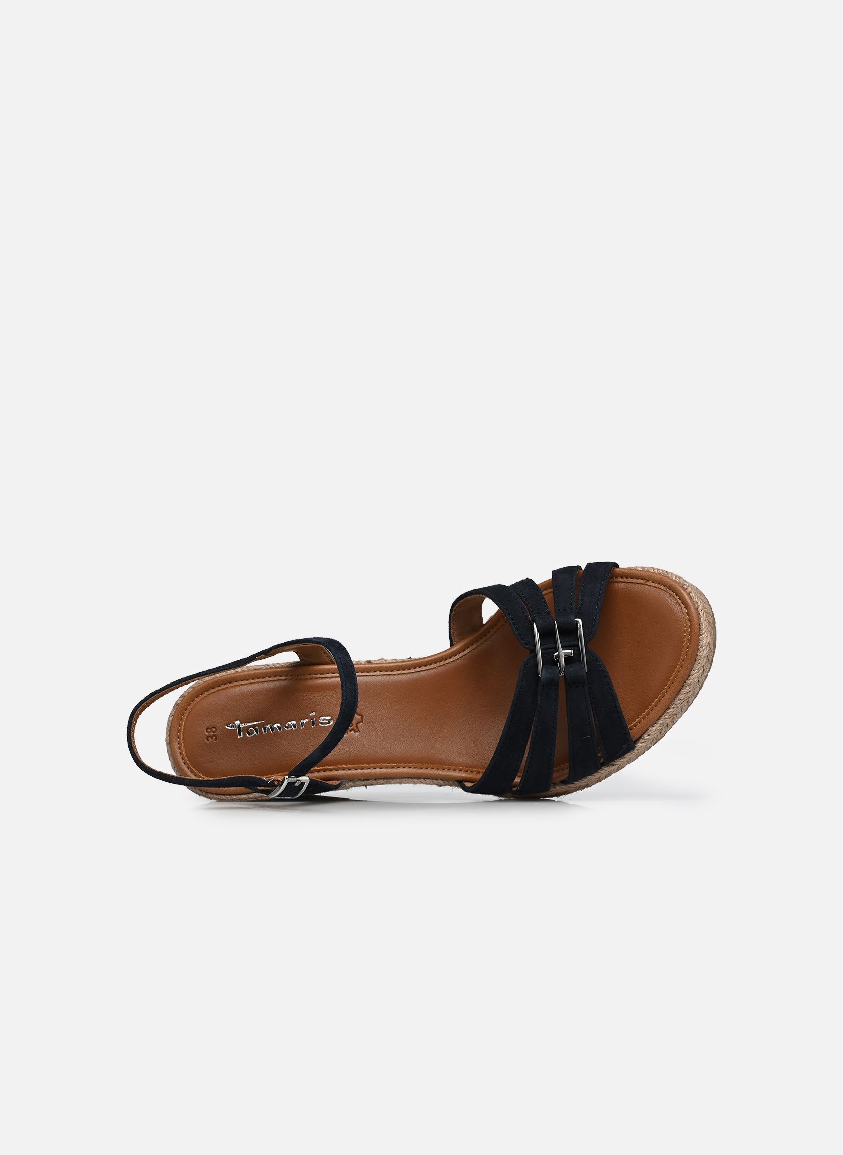 Keil- und Plateau-Espadrilles 28312-46 damen blau Tamaris Keil- und Plateau-Espadrilles 28312-46 damen blau NAVY