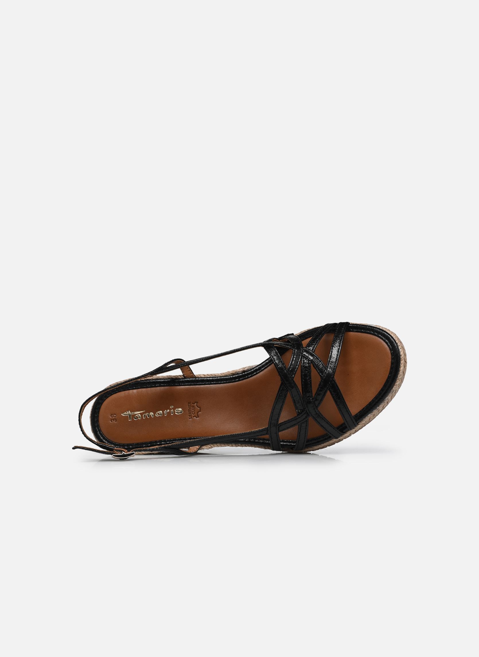 Keil- und Plateau-Espadrilles 28364-46 damen schwarz Tamaris Keil- und Plateau-Espadrilles 28364-46 damen schwarz BLACK