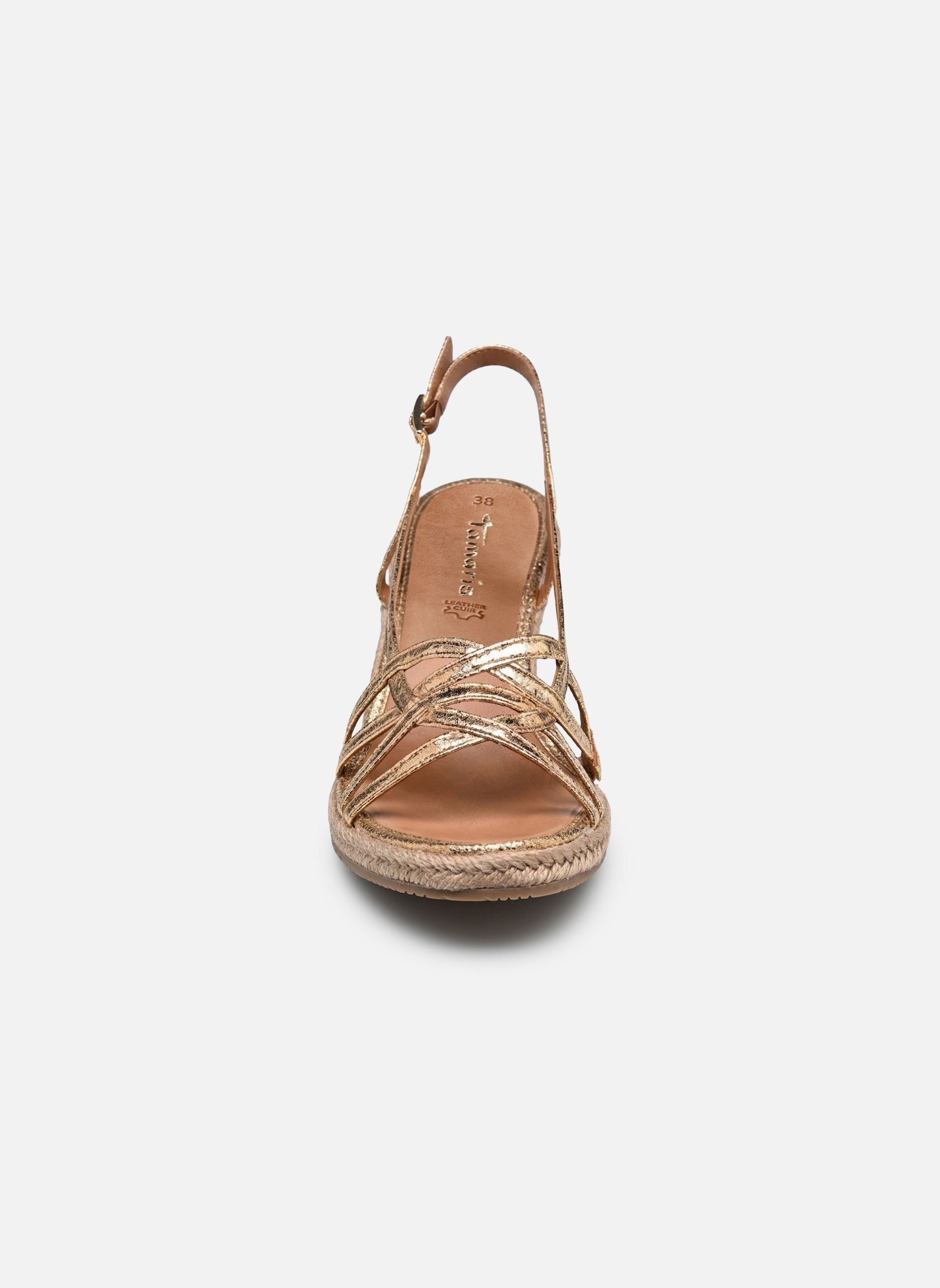 Espadrilles compensées et plateformes 28364-46 femme or et bronze Tamaris Espadrilles compensées et plateformes 28364-46 femme or et bronze GOLD