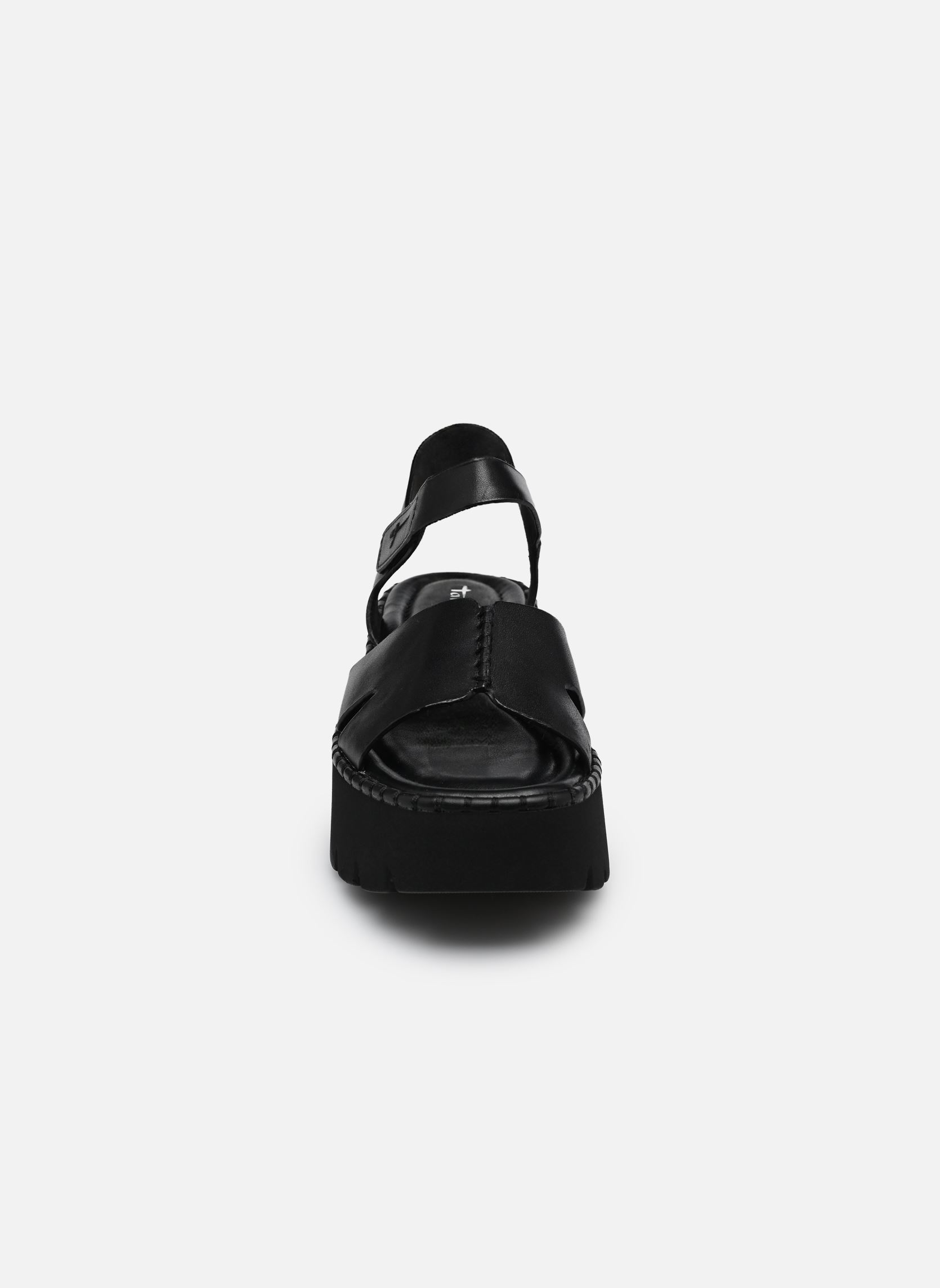 Sandales compensées et plateformes 28377-46 femme noir Tamaris Sandales compensées et plateformes 28377-46 femme noir BLACK LEATHER