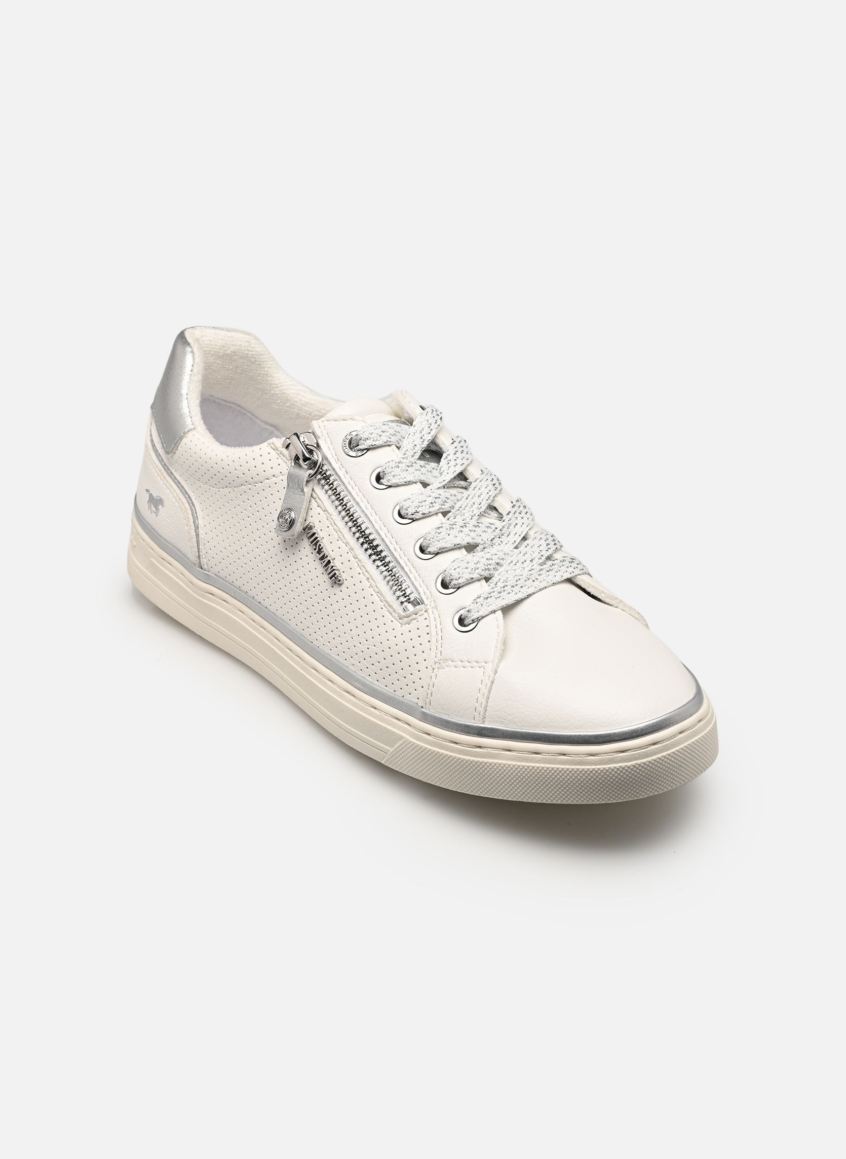 Baskets basses 26M0032006 femme blanc Mustang shoes Baskets basses 26M0032006 femme blanc White