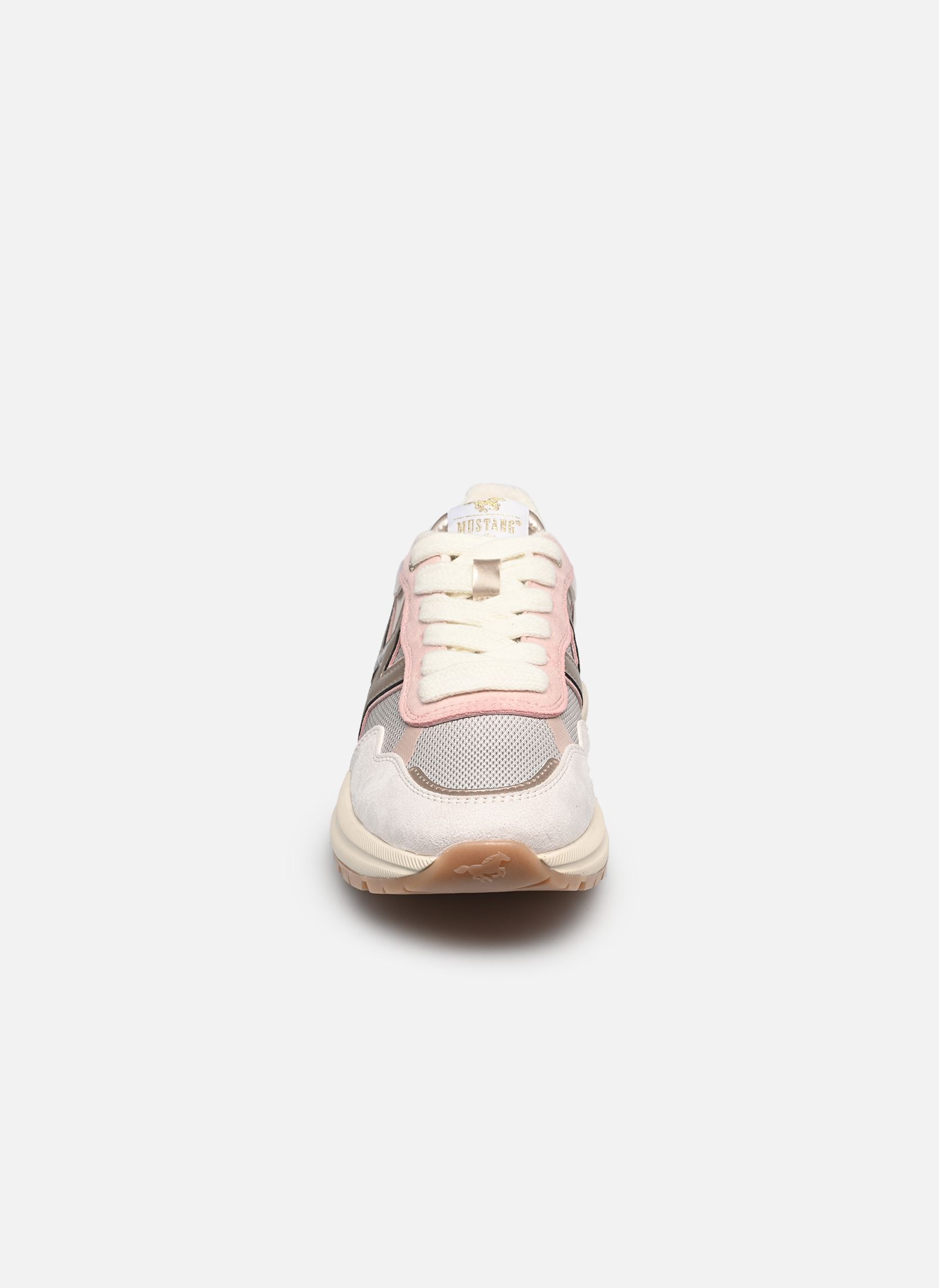 Sneakers 26M0702002 dames meerkleurig Mustang shoes Sneakers 26M0702002 dames meerkleurig Cream-Gold