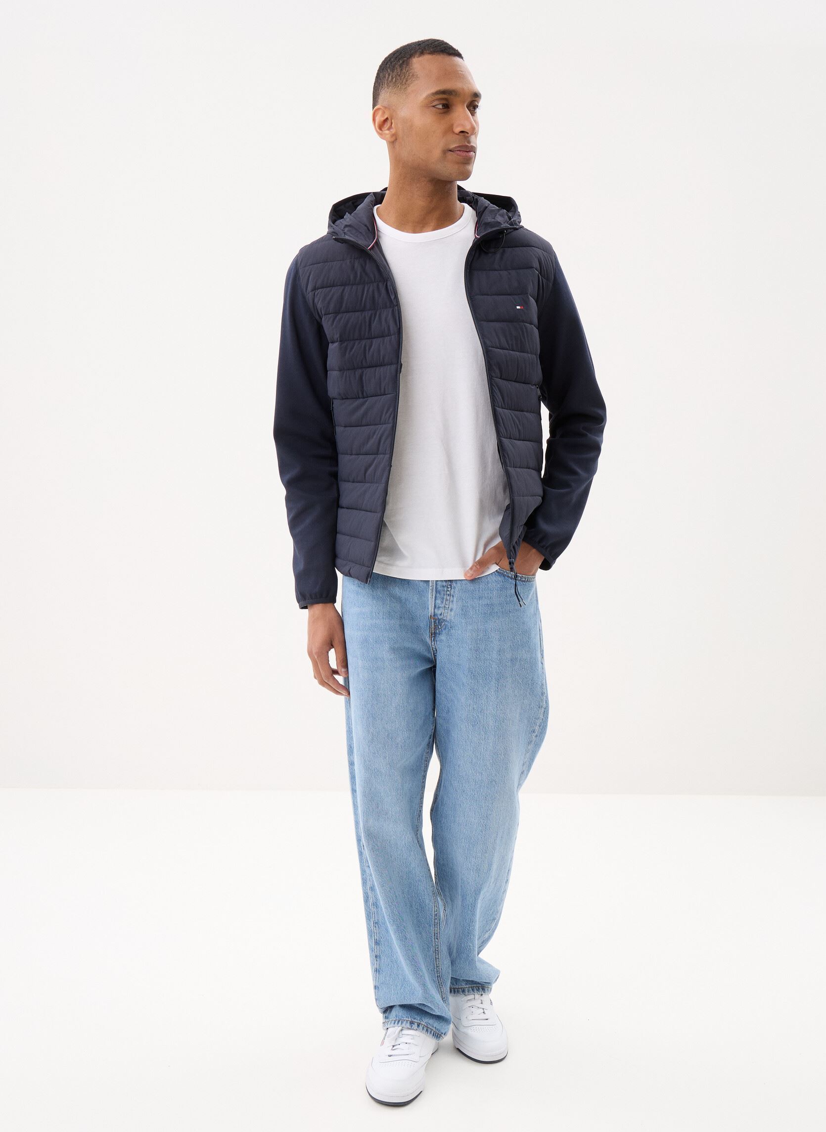 Sweats zippés Performance Mix Medi homme bleu Tommy Hilfiger Sweats zippés Performance Mix Medi homme bleu Desert Sky / Desert Sky