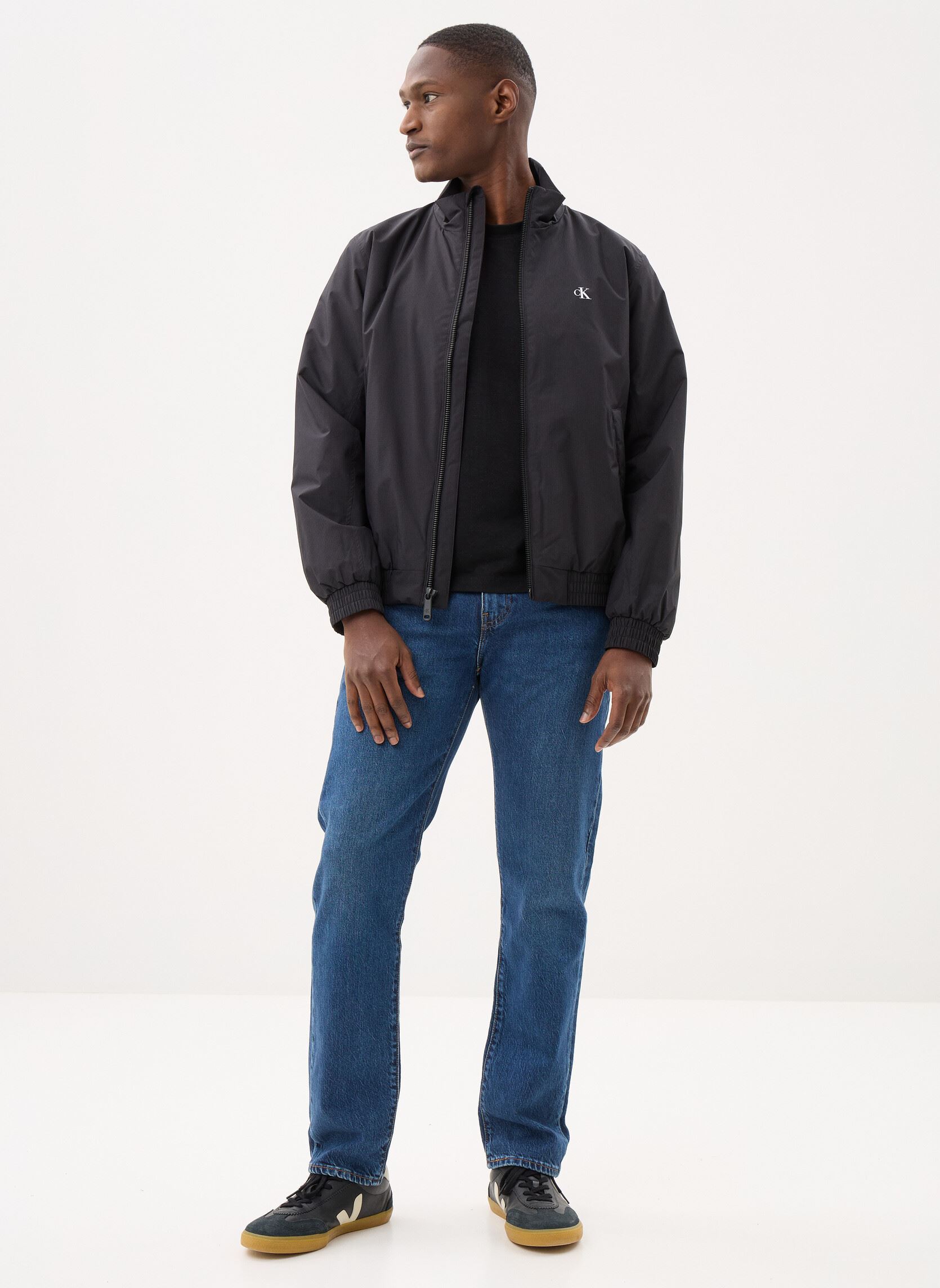 Blousons Ls Ripstop Padded Harrington Jkt homme noir Calvin Klein Jeans Blousons Ls Ripstop Padded Harrington Jkt homme noir BLACK