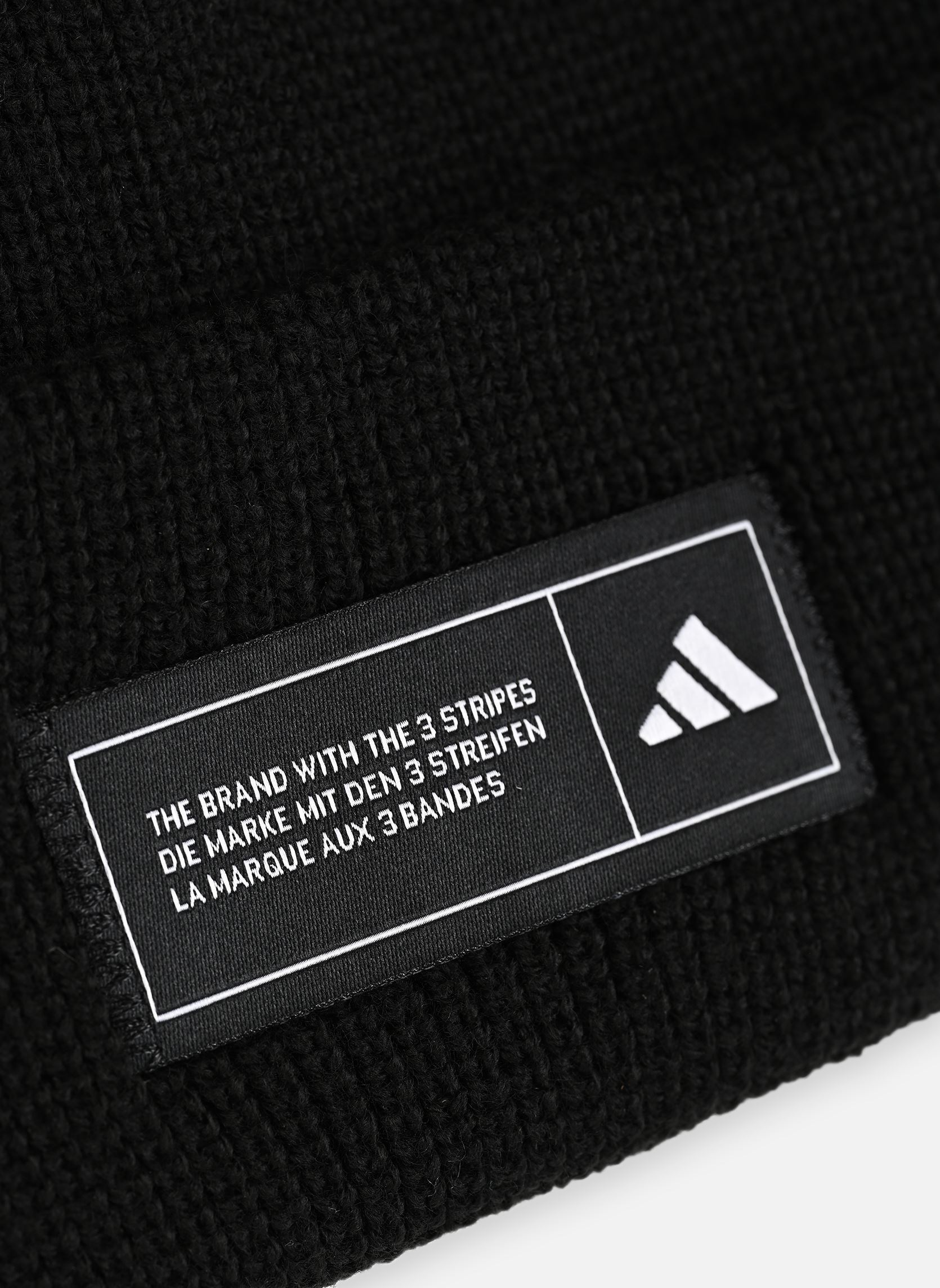 Bonnets ESS BEANIE CUFF homme noir adidas sportswear Bonnets ESS BEANIE CUFF homme noir Blackwhite