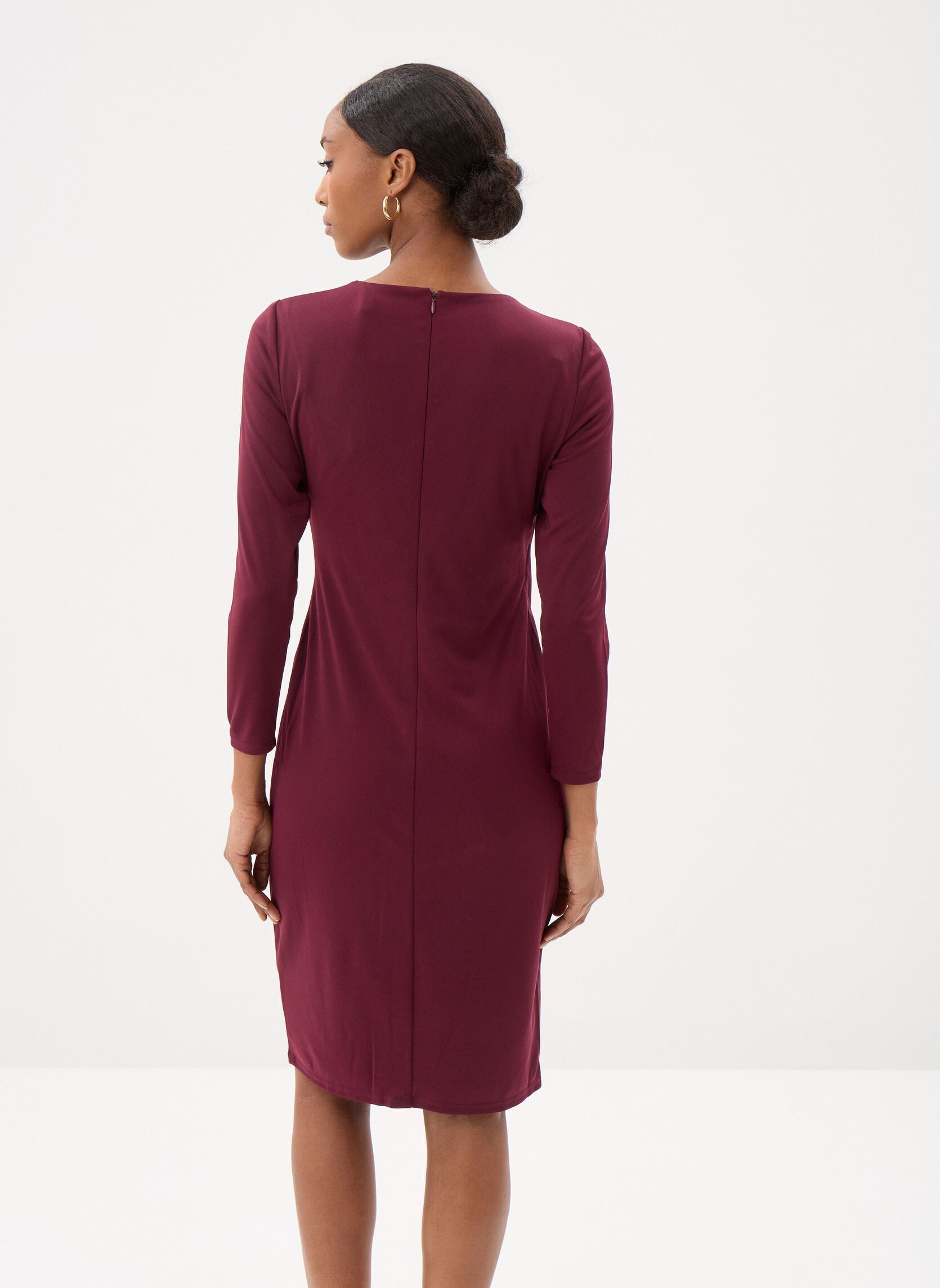 Jurken Fabiana-Long Sleeve-Day Dress dames bordeaux Lauren Ralph Lauren Jurken Fabiana-Long Sleeve-Day Dress dames bordeaux DARK GARNET
