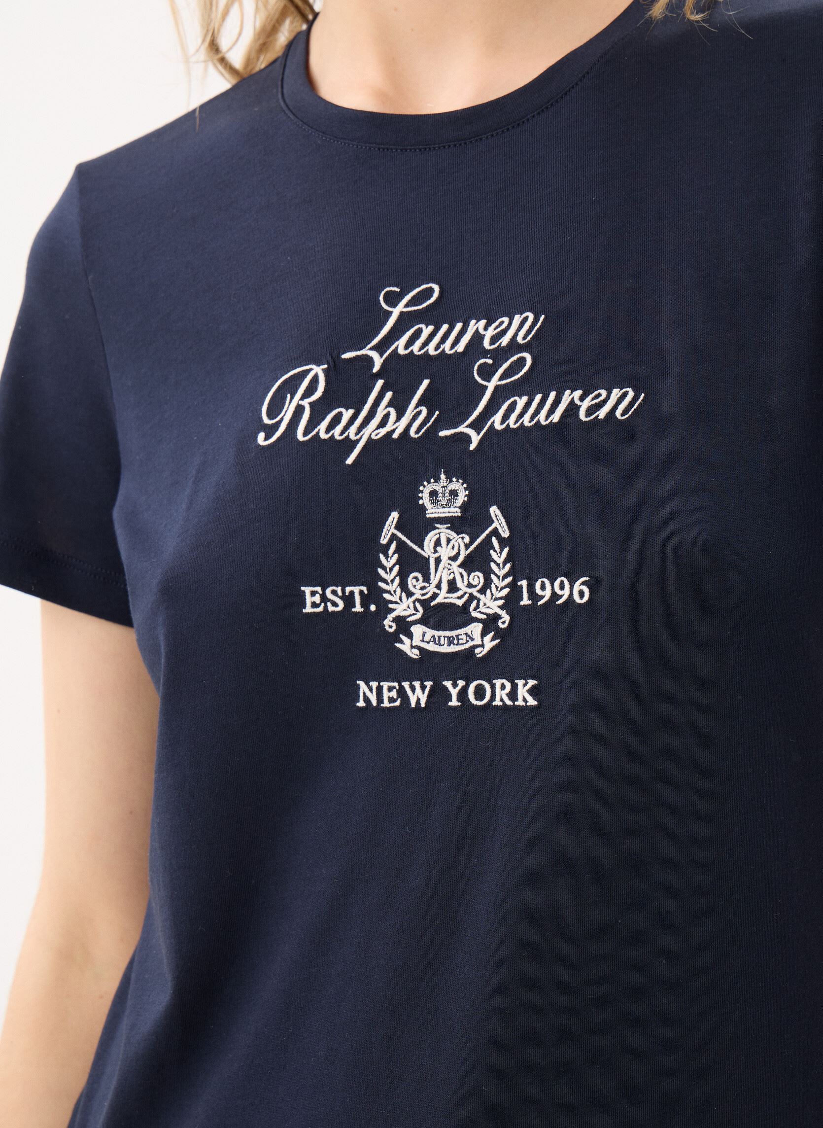 T-shirts met korte mouwen Katlin-Short Sleeve-T-Shirt dames blauw Lauren Ralph Lauren T-shirts met korte mouwen Katlin-Short Sleeve-T-Shirt dames blauw LAUREN NAVY