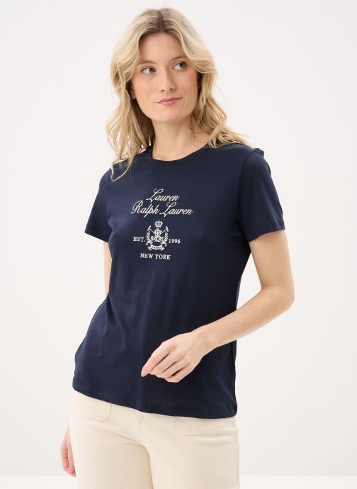Lauren Ralph Lauren Tee-shirts manches courtes Katlin-Short Sleeve-T-Shirt femme bleu