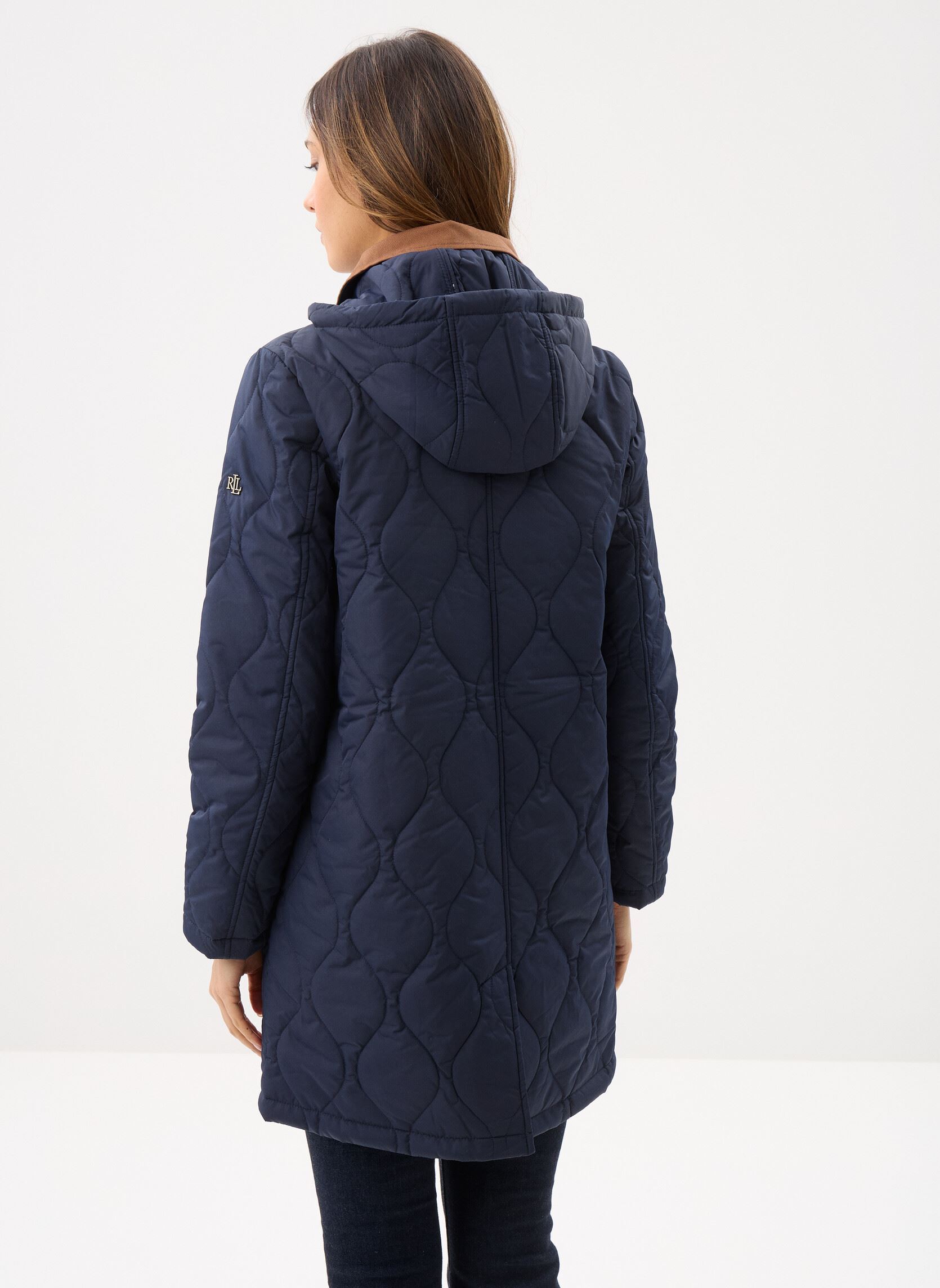 Parkas Onion Ql 3/4-Insulated-Coat femme bleu Lauren Ralph Lauren Parkas Onion Ql 3/4-Insulated-Coat femme bleu DK NAVY