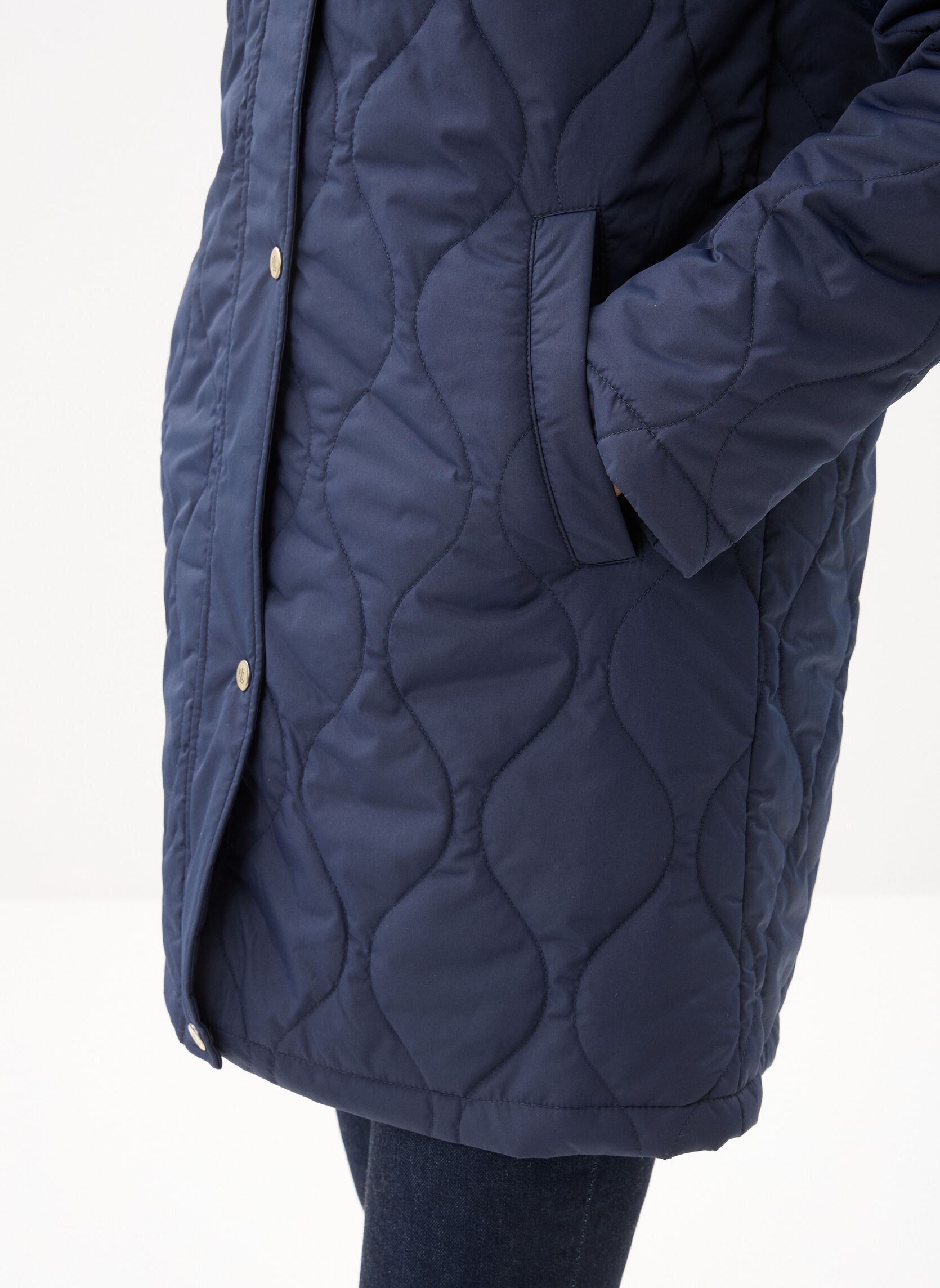 Parkas Onion Ql 3/4-Insulated-Coat femme bleu Lauren Ralph Lauren Parkas Onion Ql 3/4-Insulated-Coat femme bleu DK NAVY