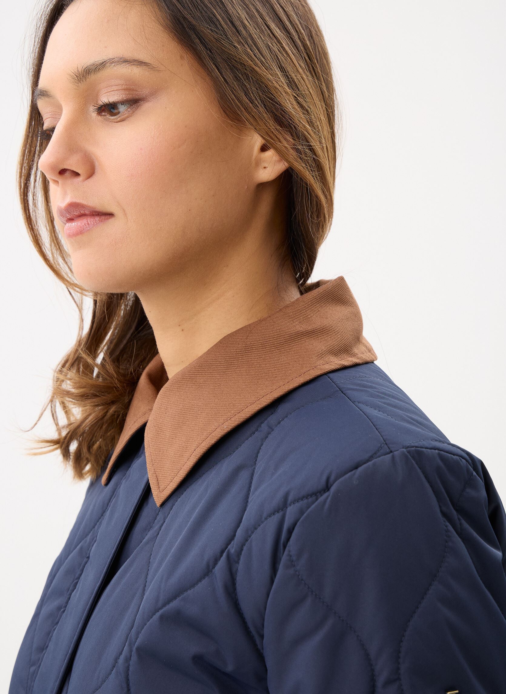 Parkas Onion Ql 3/4-Insulated-Coat femme bleu Lauren Ralph Lauren Parkas Onion Ql 3/4-Insulated-Coat femme bleu DK NAVY