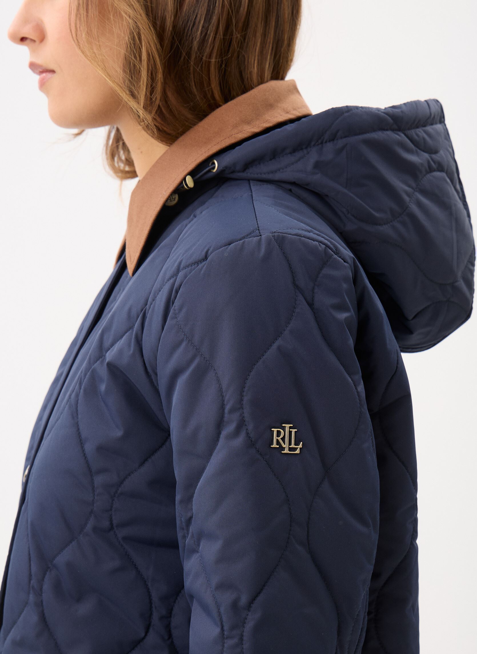 Parkas Onion Ql 3/4-Insulated-Coat femme bleu Lauren Ralph Lauren Parkas Onion Ql 3/4-Insulated-Coat femme bleu DK NAVY