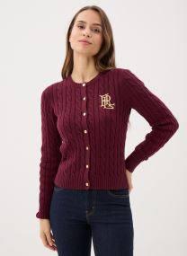 Vesten Ralhan-Long Sleeve-Cardigan dames bordeaux