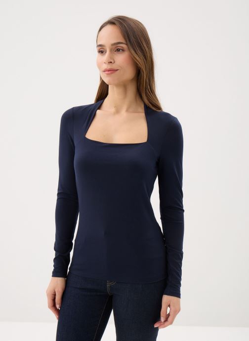 Lauren Ralph Lauren Tee-shirts manches longues Ranieri-Long Sleeve-Pullover femme bleu